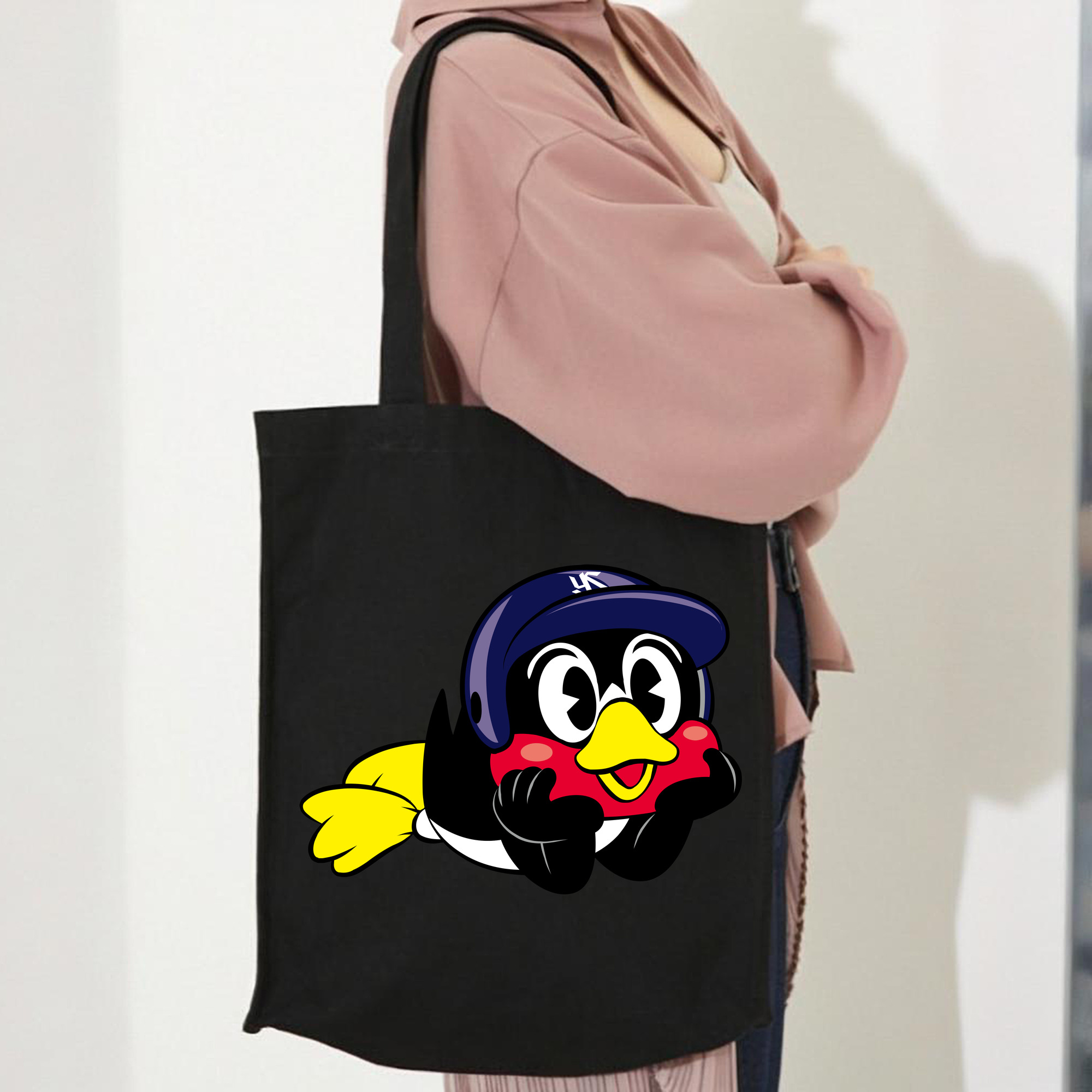 TOKYO YAKULT SWALLOWS MASCOT TSUBAKURO APPLICATION LIE DOWN FORWARD Logo