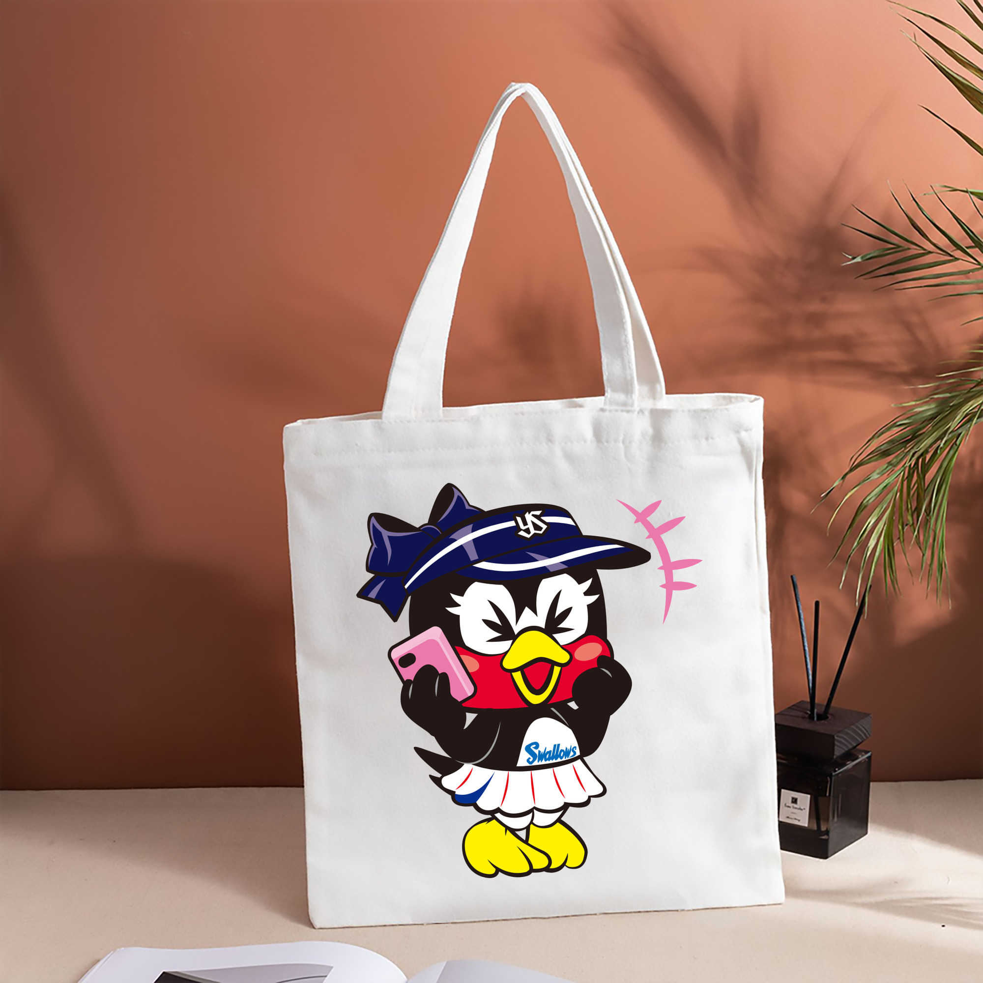 TOKYO YAKULT SWALLOWS MASCOT TSUBAMI APPLICATION SURPRISED Logo