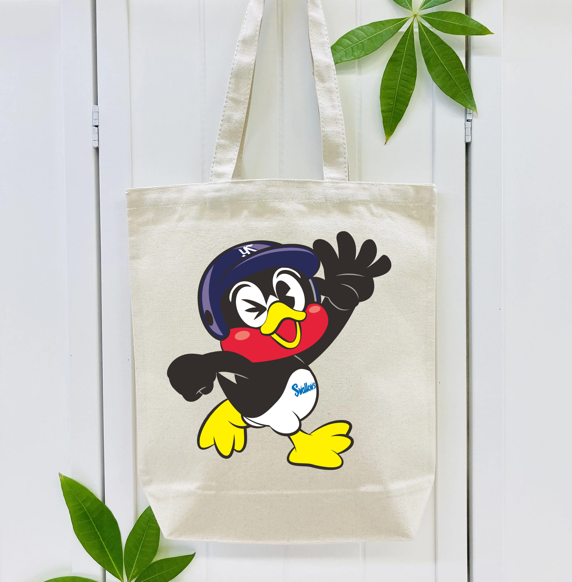 TOKYO YAKULT SWALLOWS MASCOT TSUBAKURO APPLICATION SMILE WALKING Logo