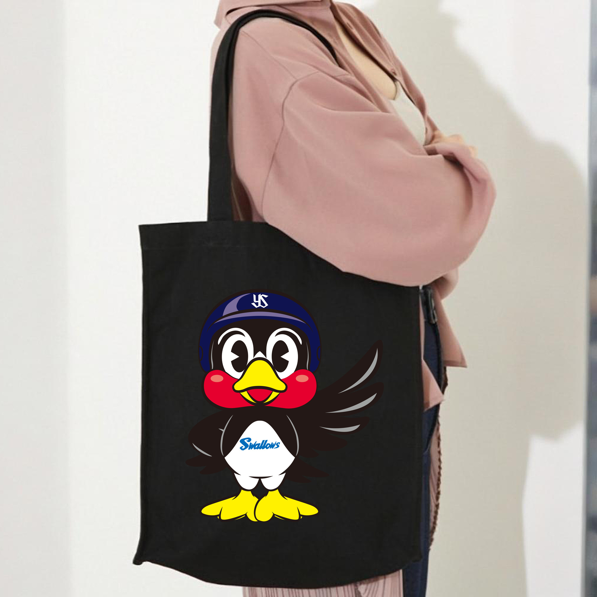 TOKYO YAKULT SWALLOWS MASCOT TSUBAKURO WING FIGHTING APPLICATION Logo