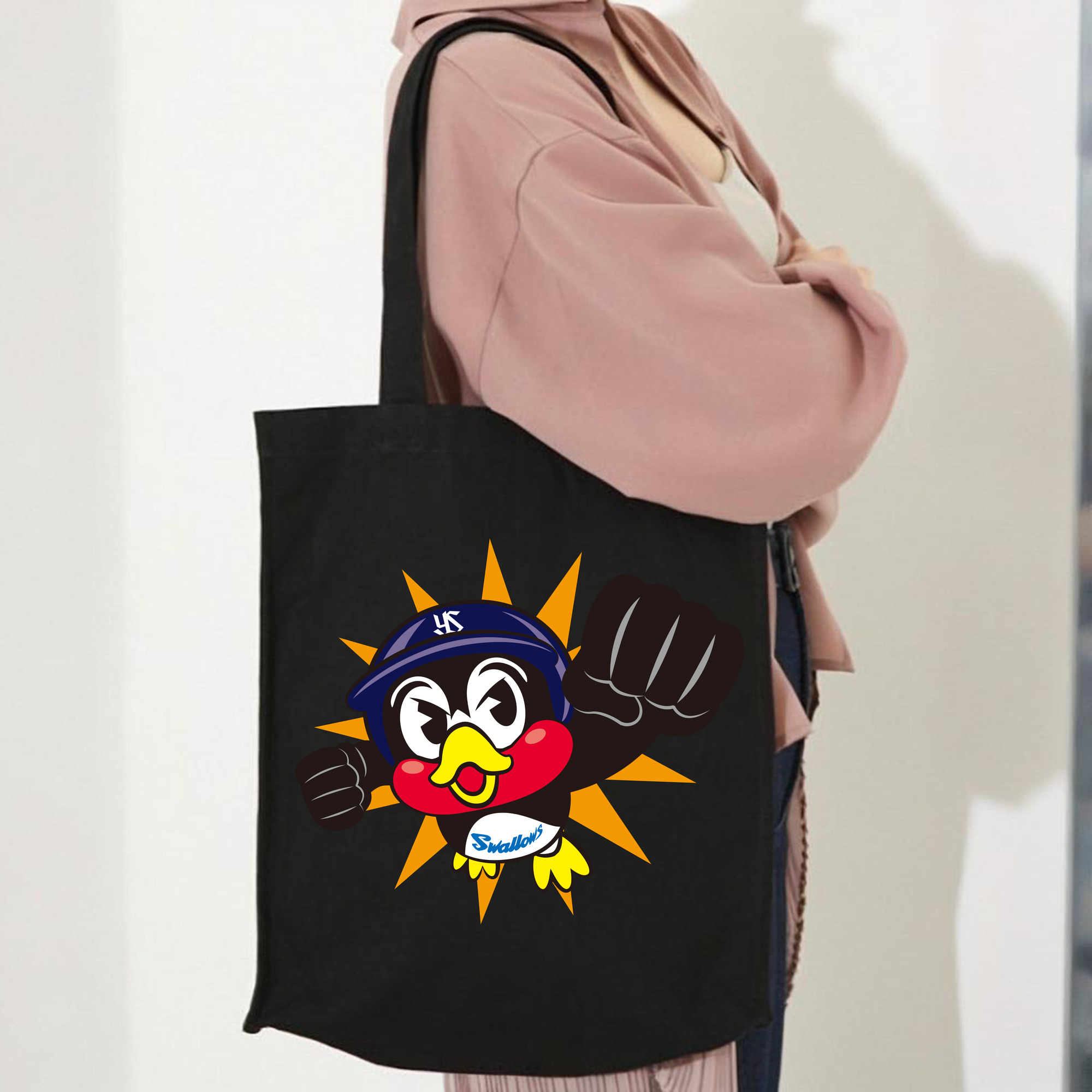 TOKYO YAKULT SWALLOWS MASCOT TSUBAKURO PUNCH FIGHTING APPLICATION Logo