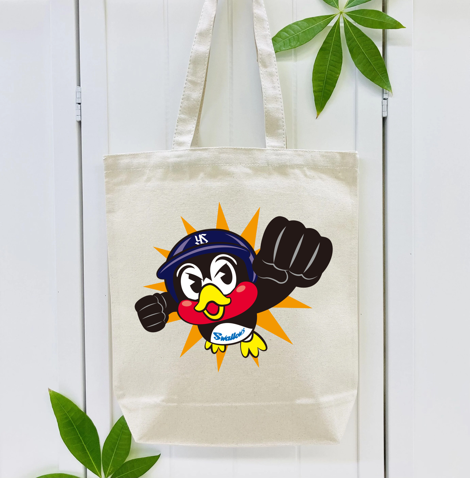 TOKYO YAKULT SWALLOWS MASCOT TSUBAKURO PUNCH FIGHTING APPLICATION Logo