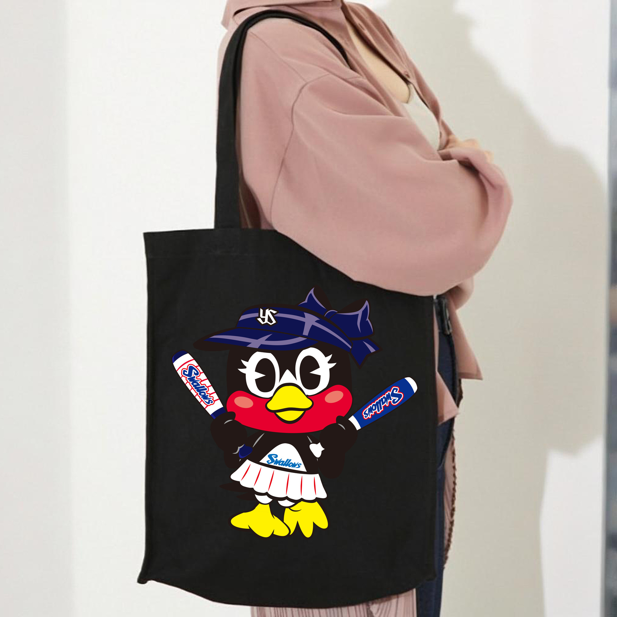 TOKYO YAKULT SWALLOWS MASCOT TSUBAMI APPLICATION CHEER BAT Logo