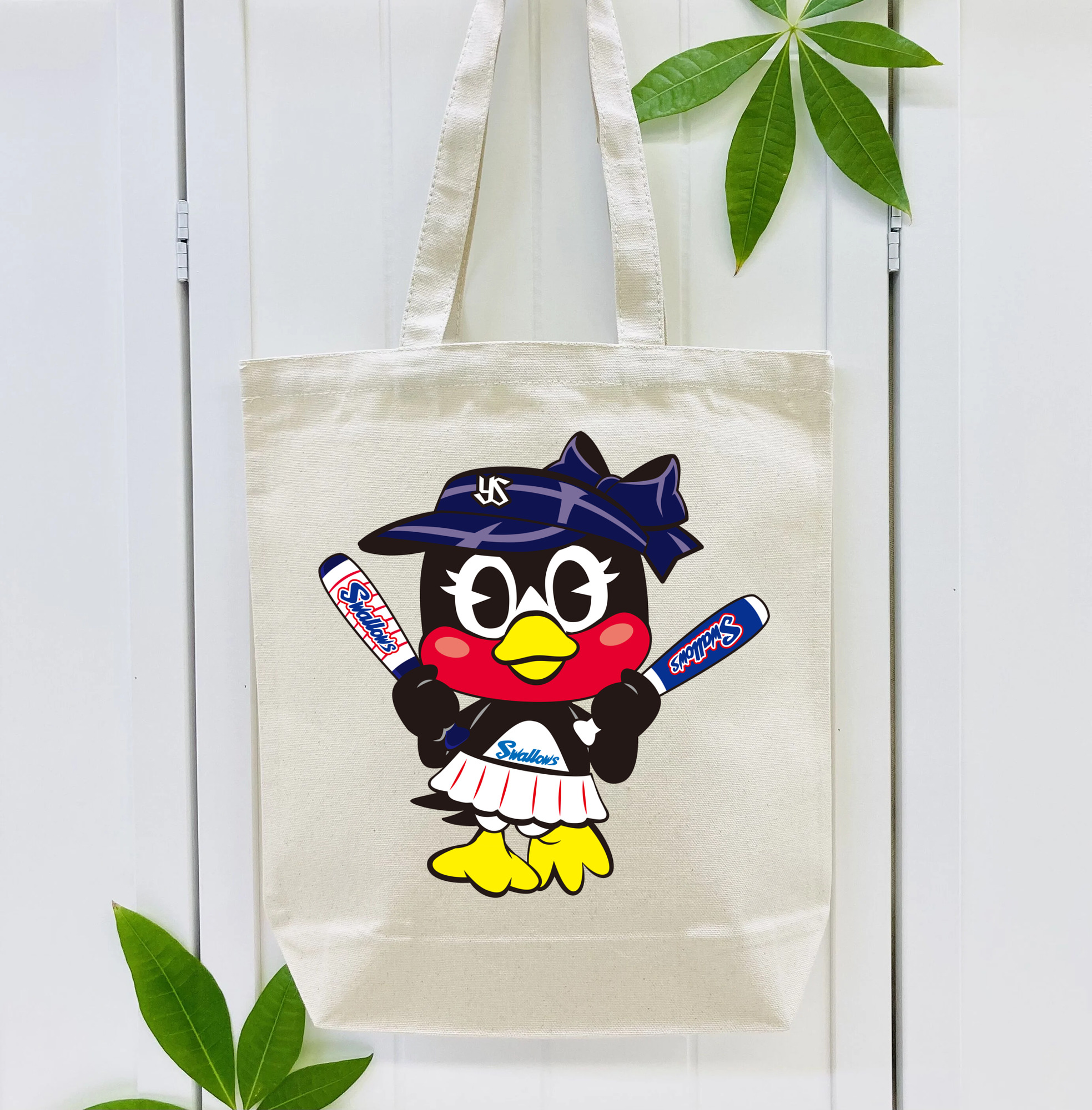 TOKYO YAKULT SWALLOWS MASCOT TSUBAMI APPLICATION CHEER BAT Logo
