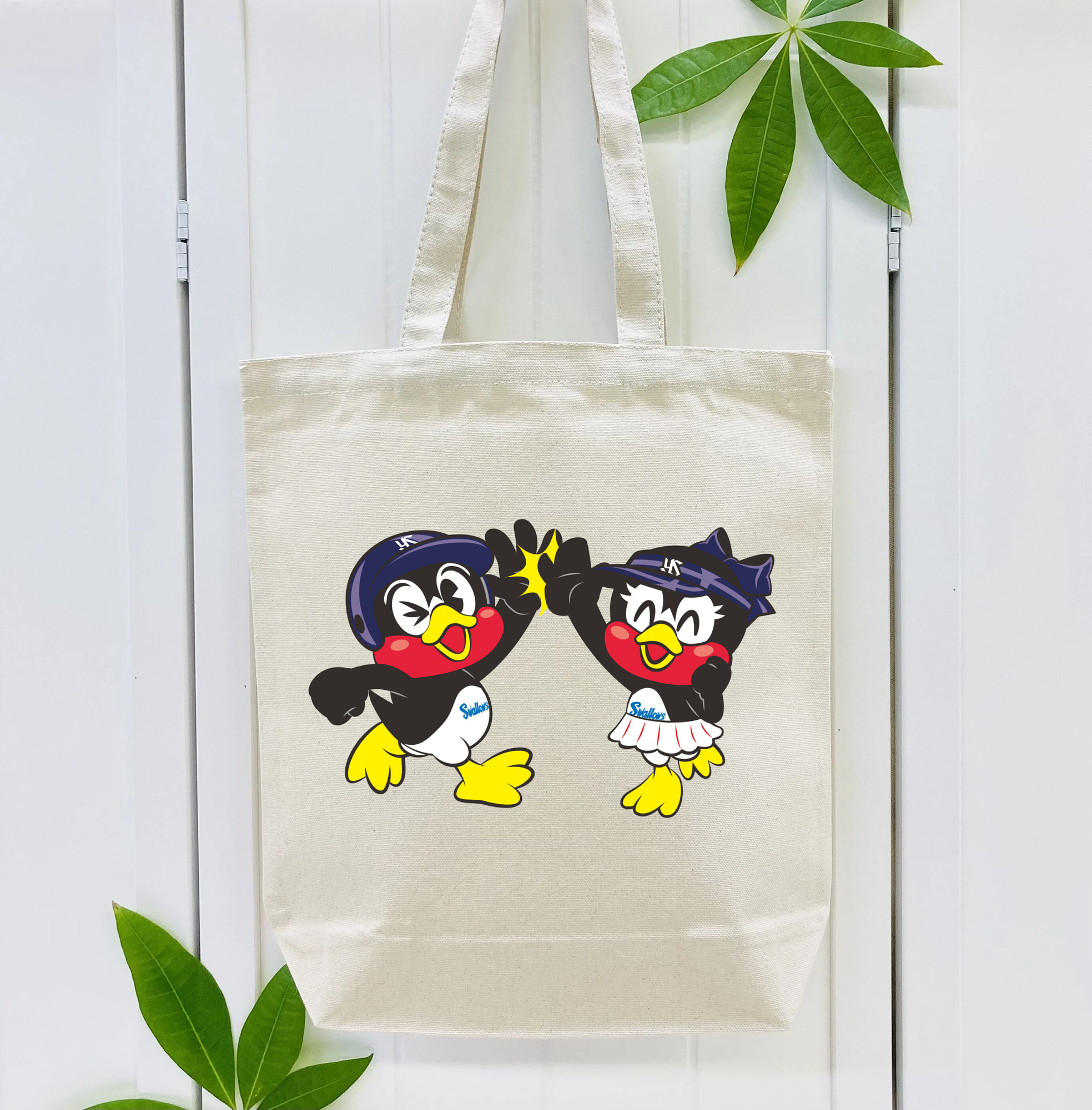 TOKYO YAKULT SWALLOWS MASCOT TSUBAKURO TSUBAMI APPLICATION HIGH FIVE Logo