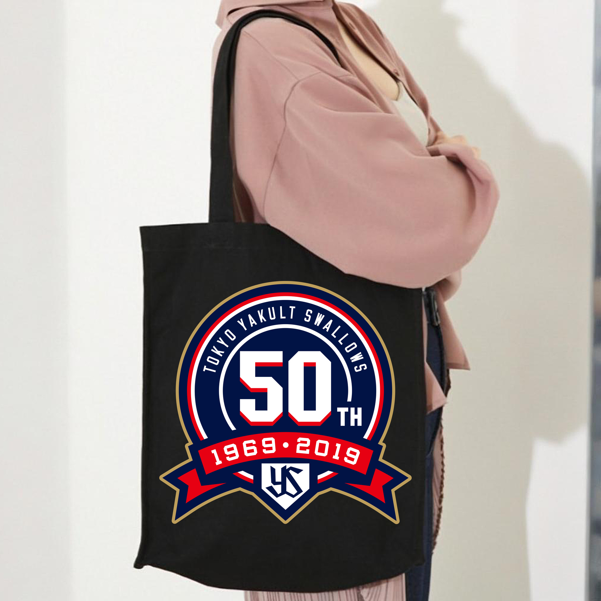 TOKYO YAKULT SWALLOWS 50TH ANNIVERSARY EMBLEM Logo