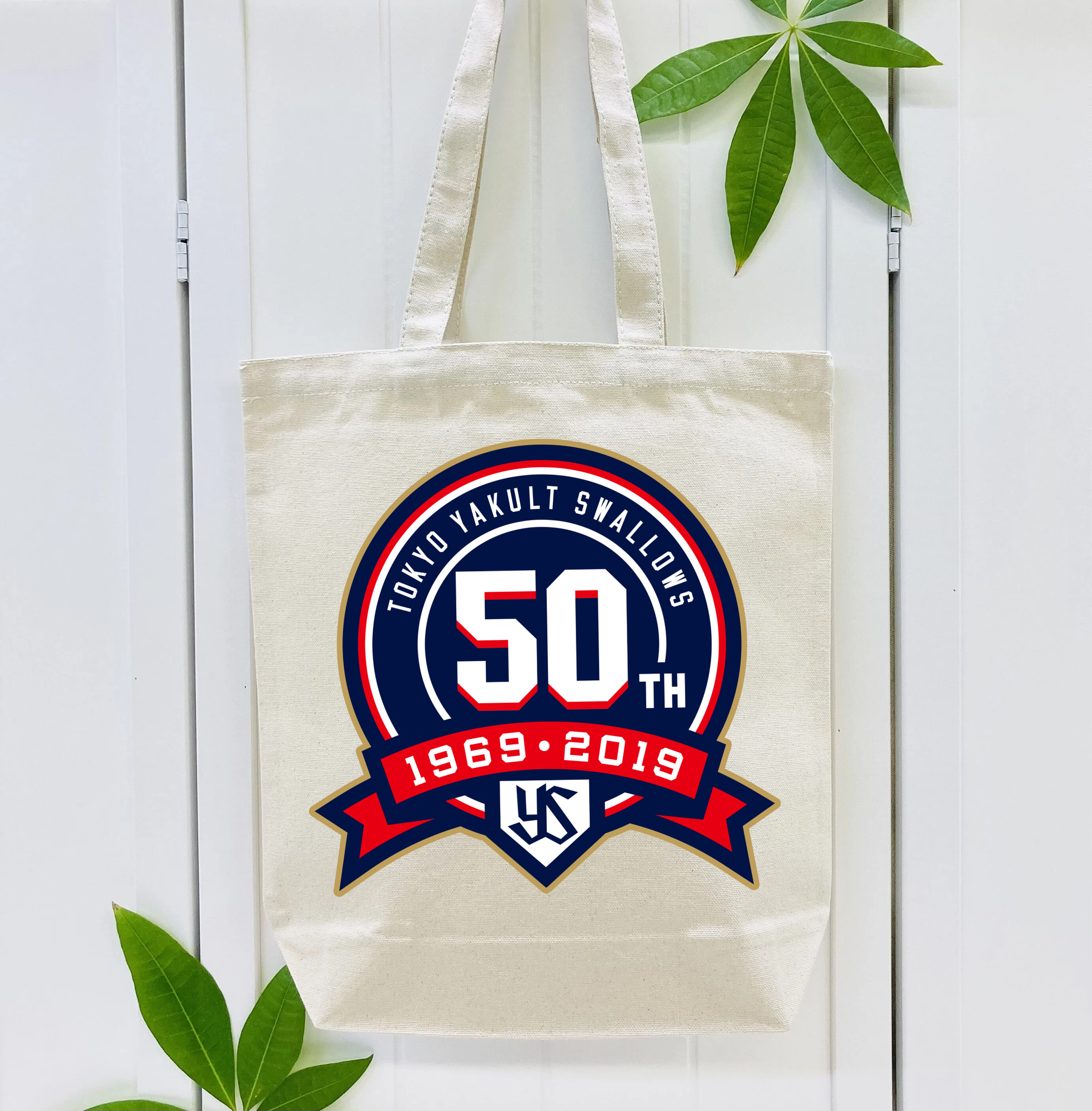 TOKYO YAKULT SWALLOWS 50TH ANNIVERSARY EMBLEM Logo