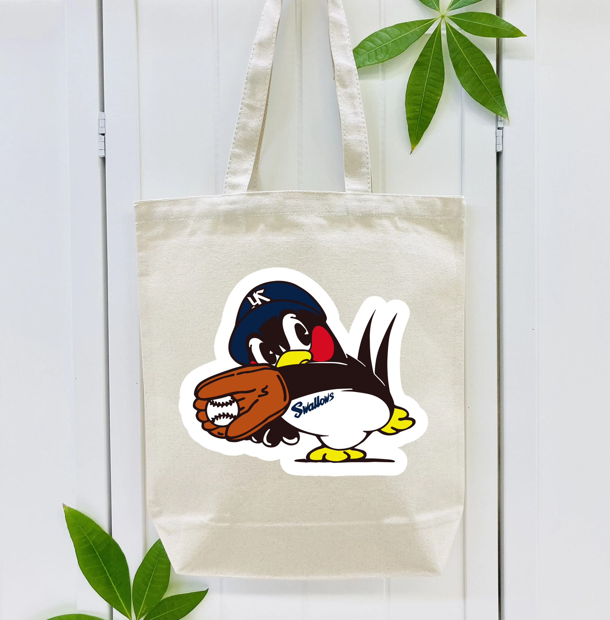 TOKYO YAKULT SWALLOWS MASCOT TSUBAKURO APPLICATION CATCHING Logo