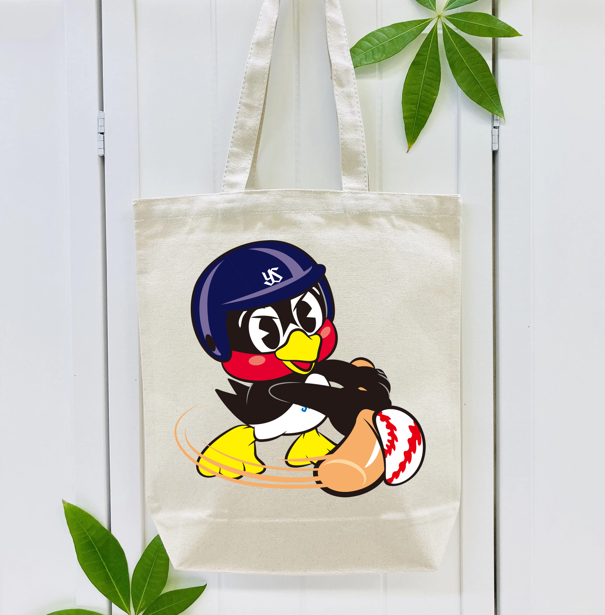 TOKYO YAKULT SWALLOWS MASCOT TSUBAKURO RIGHT-HANDED BATTER APPLICATION Logo