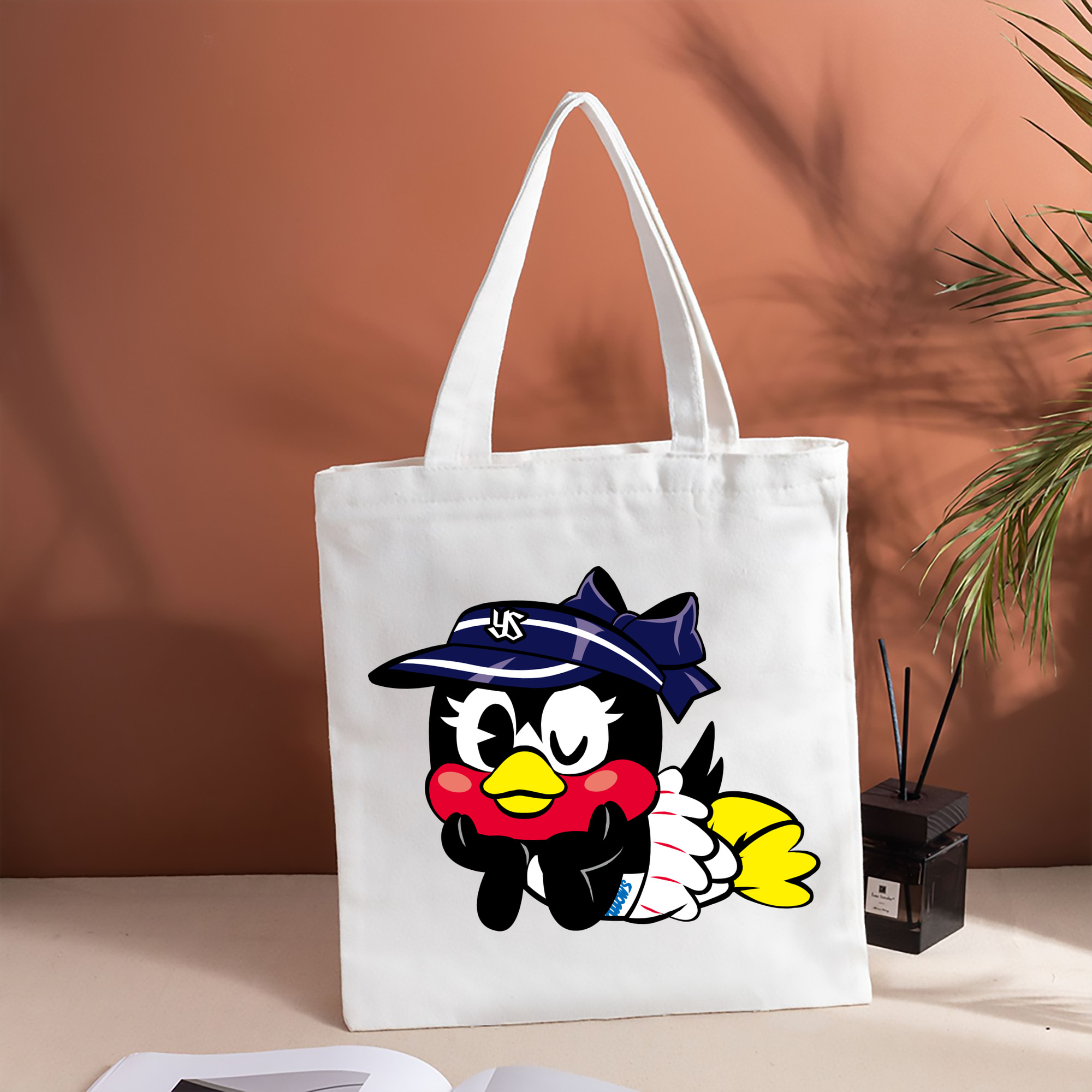 TOKYO YAKULT SWALLOWS MASCOT TSUBAMI APPLICATION LIE DOWN FORWARD Logo