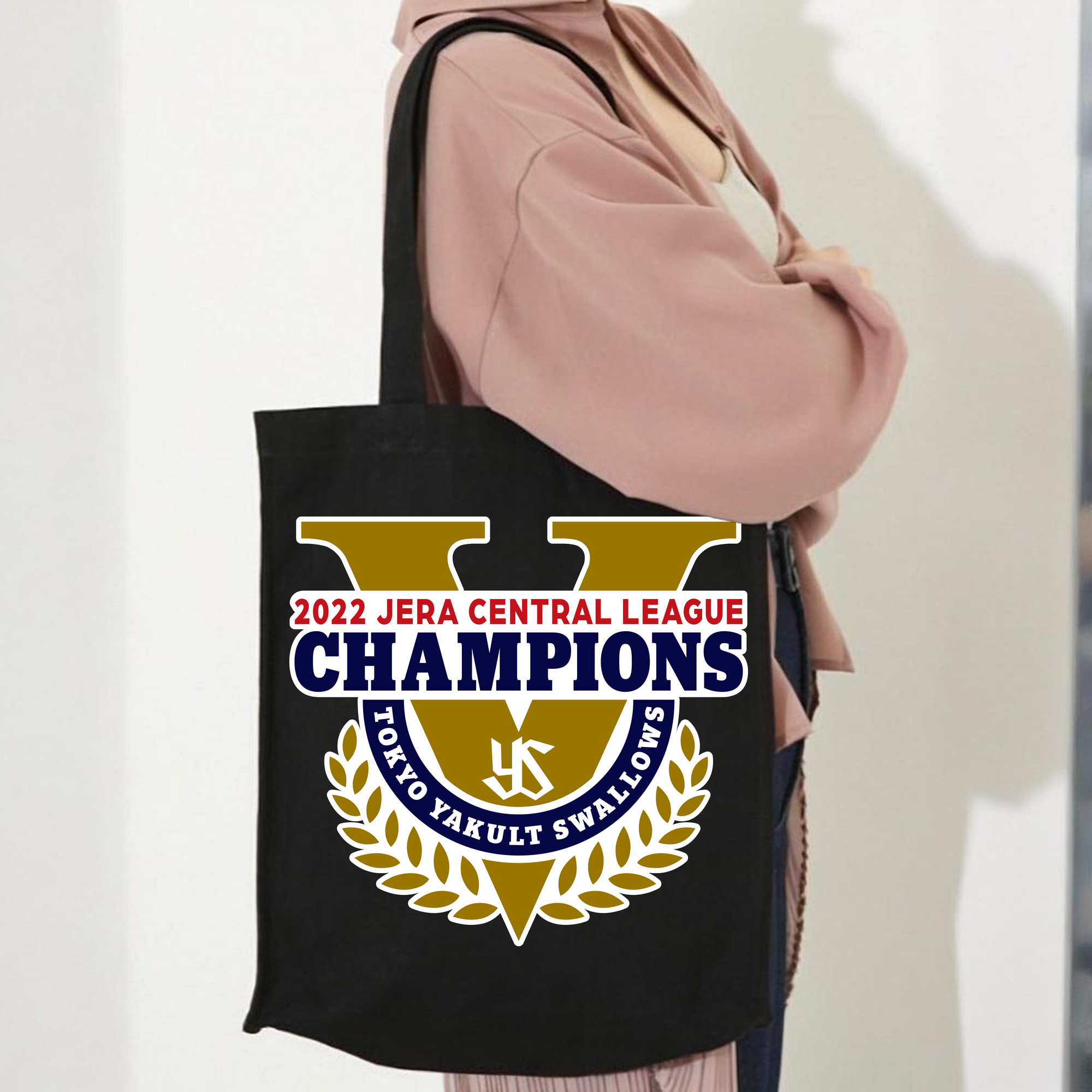 TOKYO YAKULT SWALLOWS 2022 JERA CENTRAL LEAGUE CHAMPIONS EMBLEM Logo