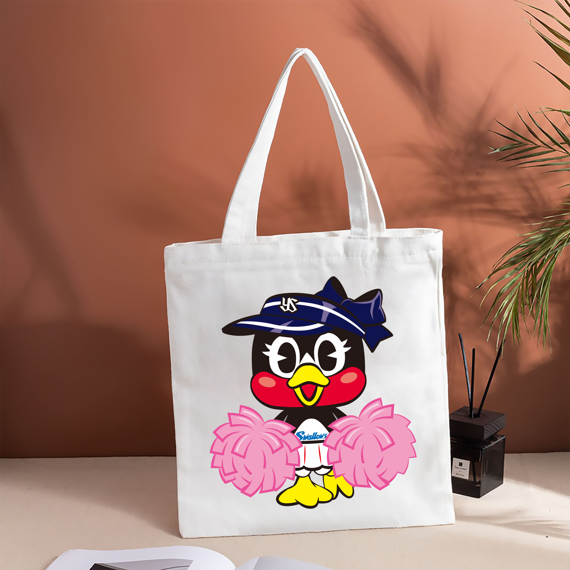 TOKYO YAKULT SWALLOWS MASCOT TSUBAMI APPLICATION CHEER STAND Logo