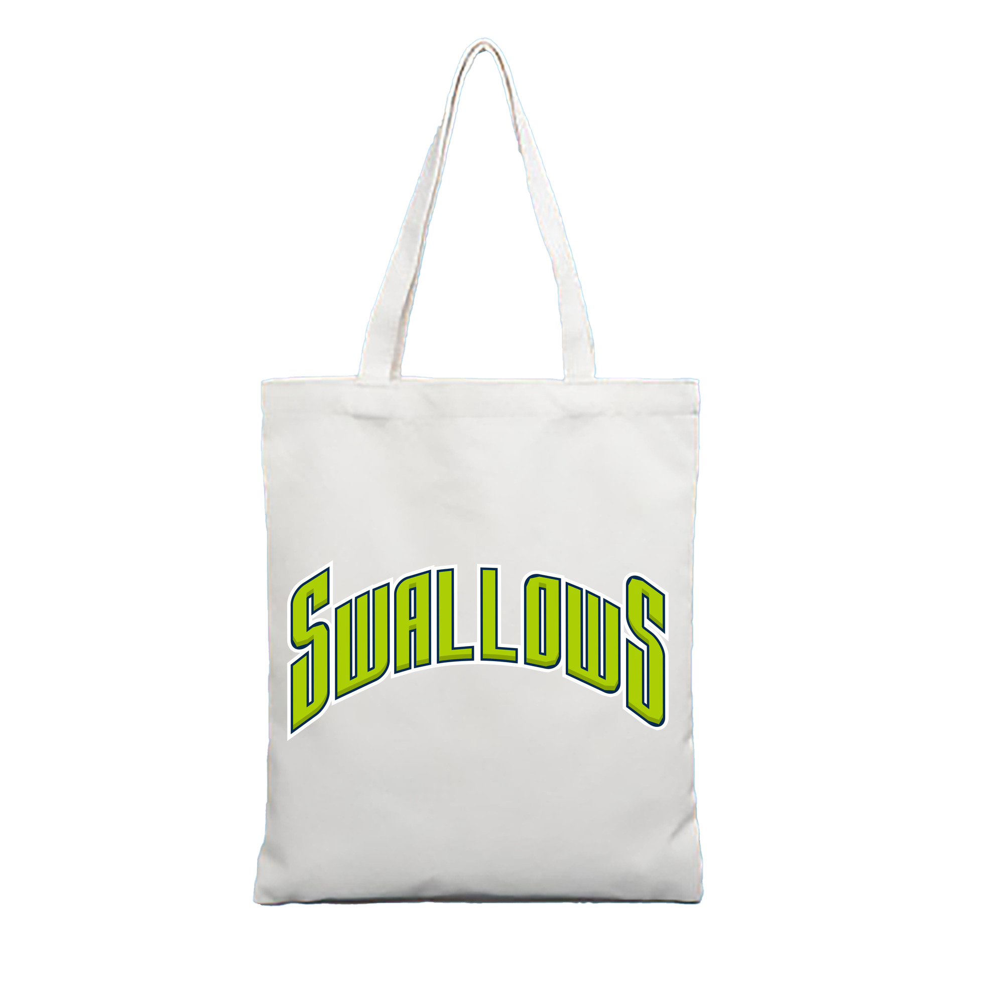 TOKYO YAKULT SWALLOWS CREW SERIES WORDMARK 2017 Logo - 縦型キャンバス手提げバッグ（トートバッグ） ・ キャンバス素材 ・ ショッピング用 ・ 軽量 丈夫 お手入れ簡単