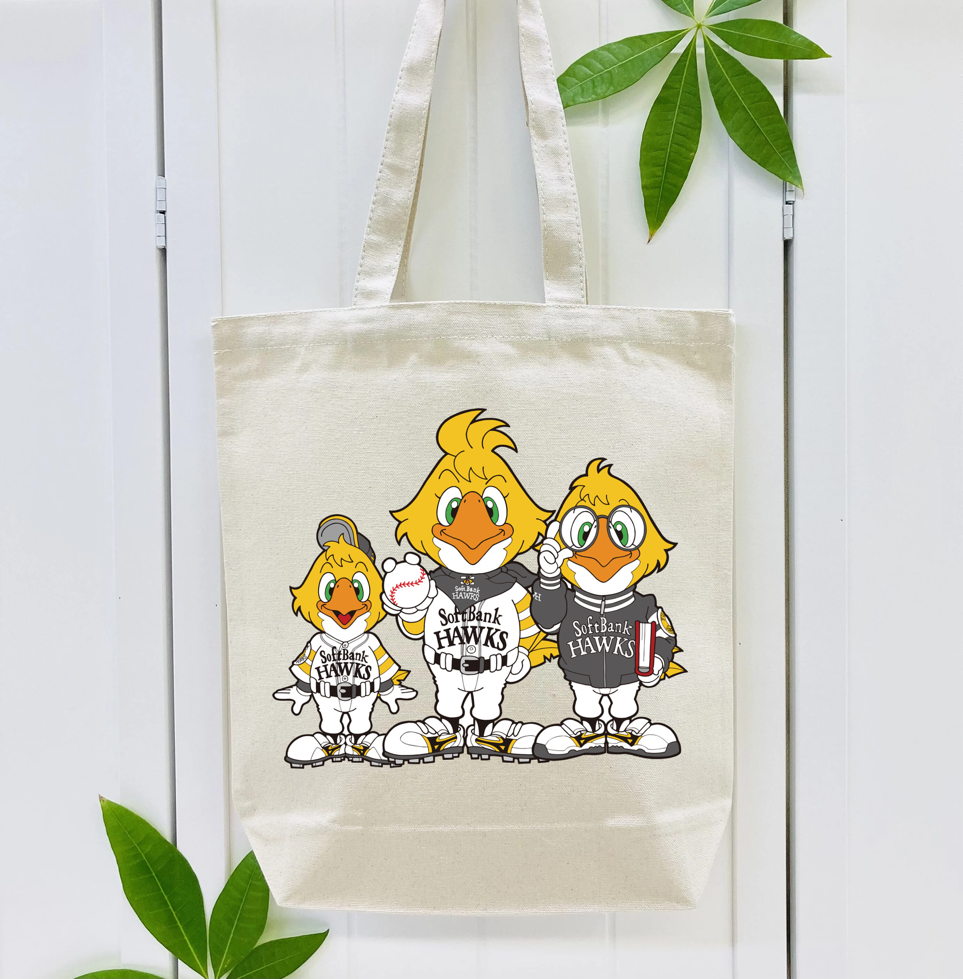 FUKUOKA SOFTBANK HAWKS MASCOT RICK HAWK HACK HAWK HOCK HAWK Logo