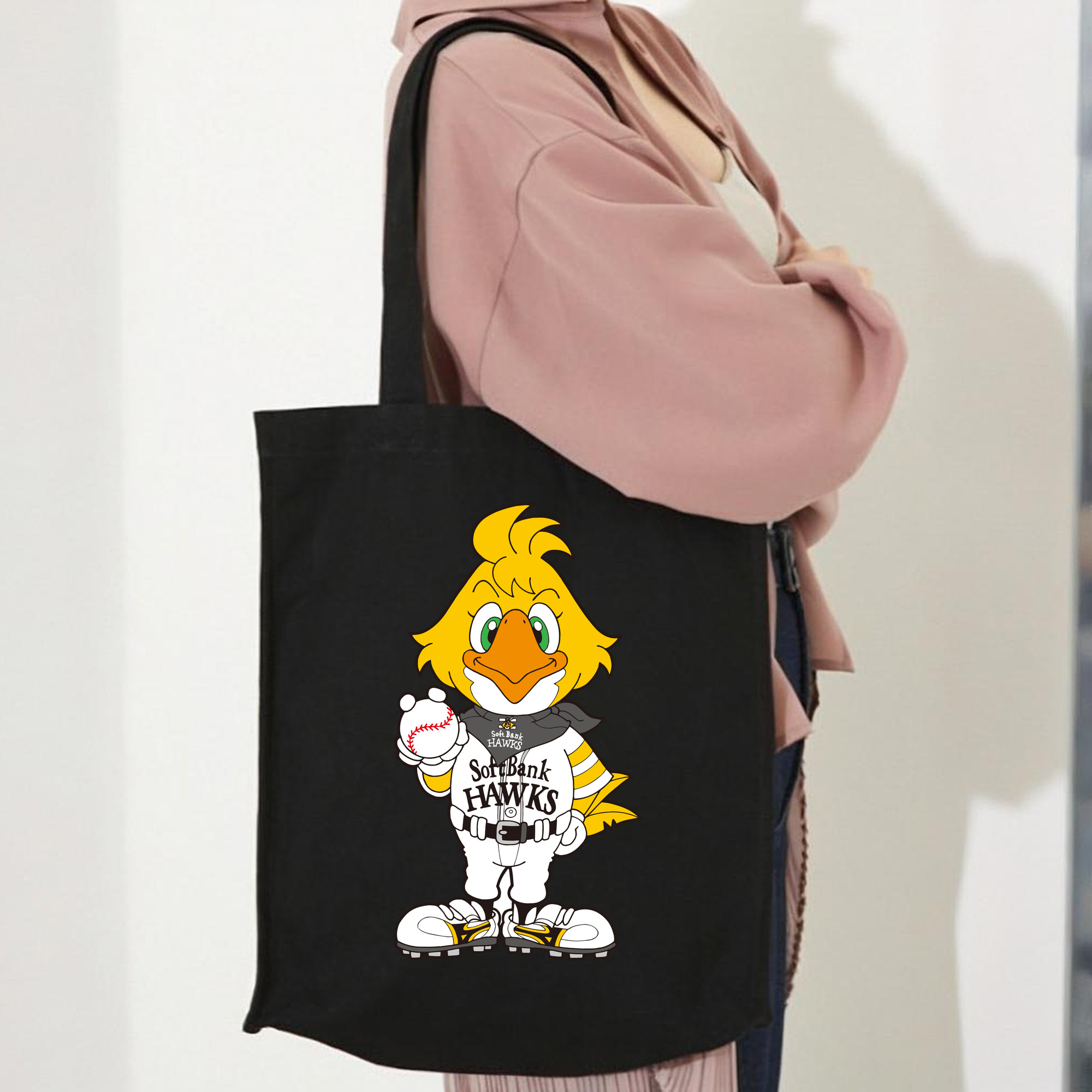 FUKUOKA SOFTBANK HAWKS MASCOT HACK HAWK Logo