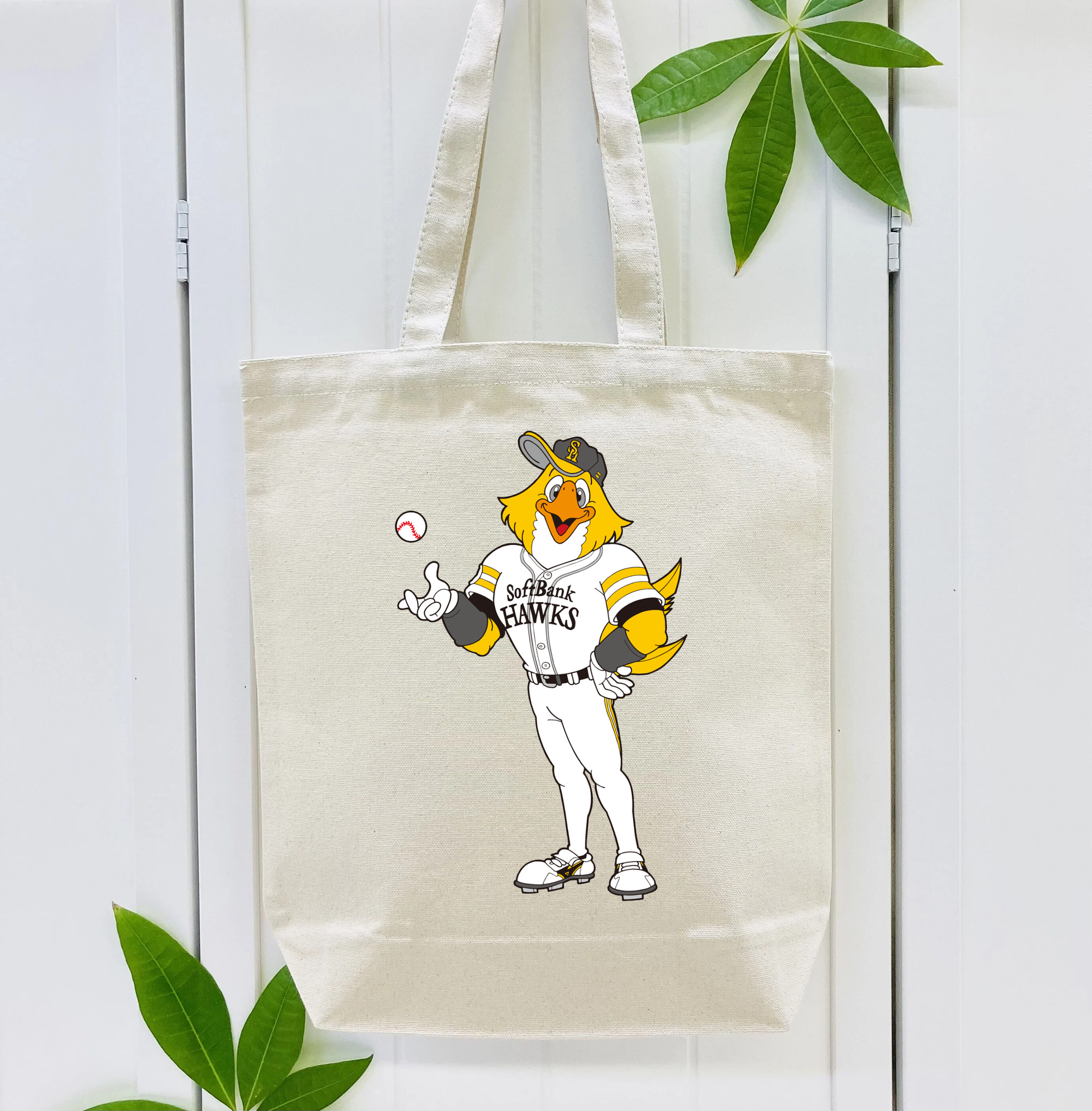 FUKUOKA SOFTBANK HAWKS MASCOT HARRY HAWK BALL TRAINING APPLICATION Logo