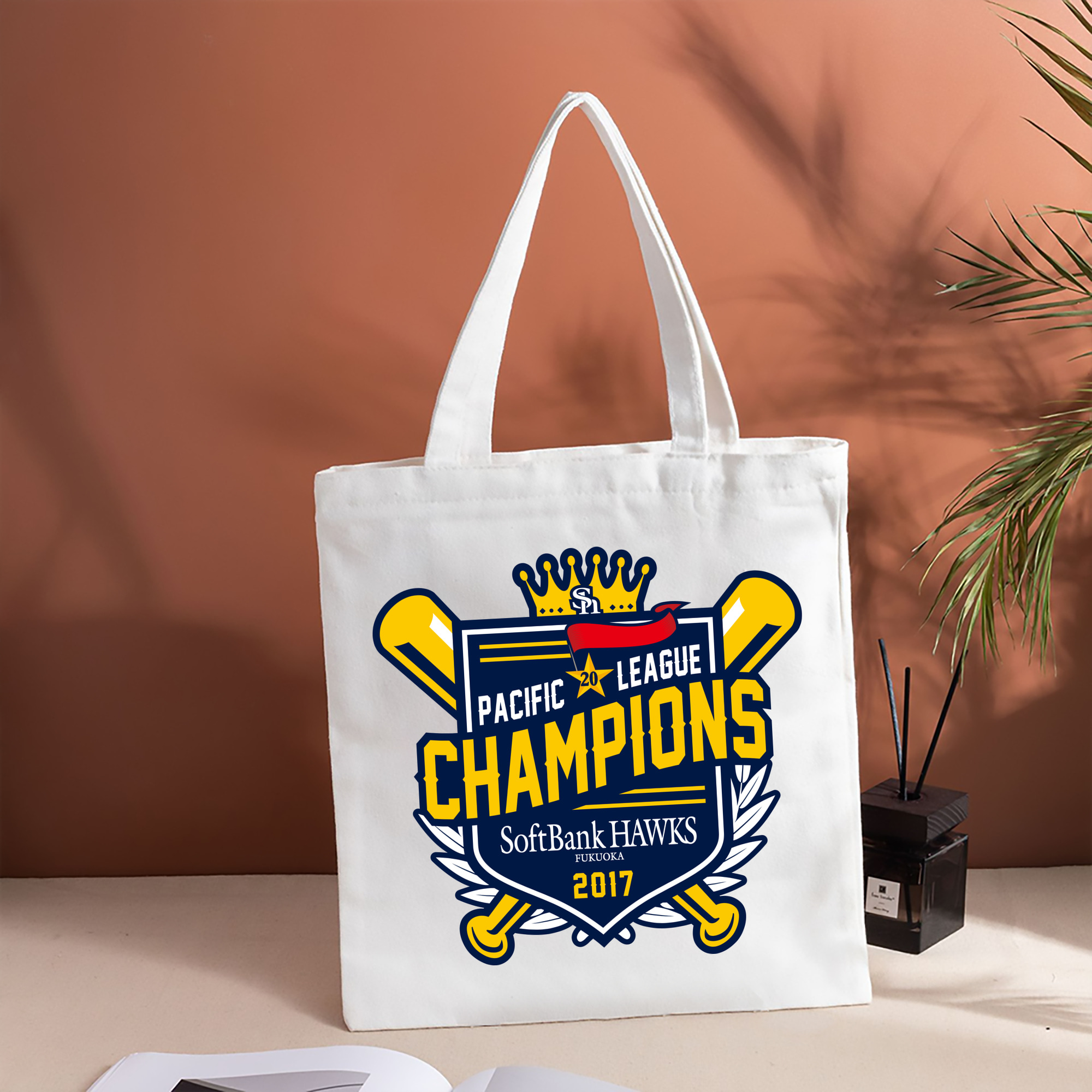 FUKUOKA SOFTBANK HAWKS PACIFIC LEAGUE 2017 CHAMPIONS Logo