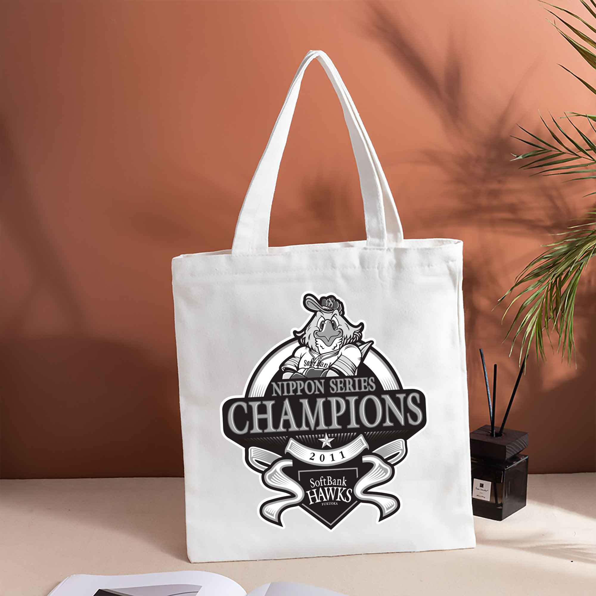 FUKUOKA SOFTBANK HAWKS 2011 NIPPON CHAMPIONS Black Logo