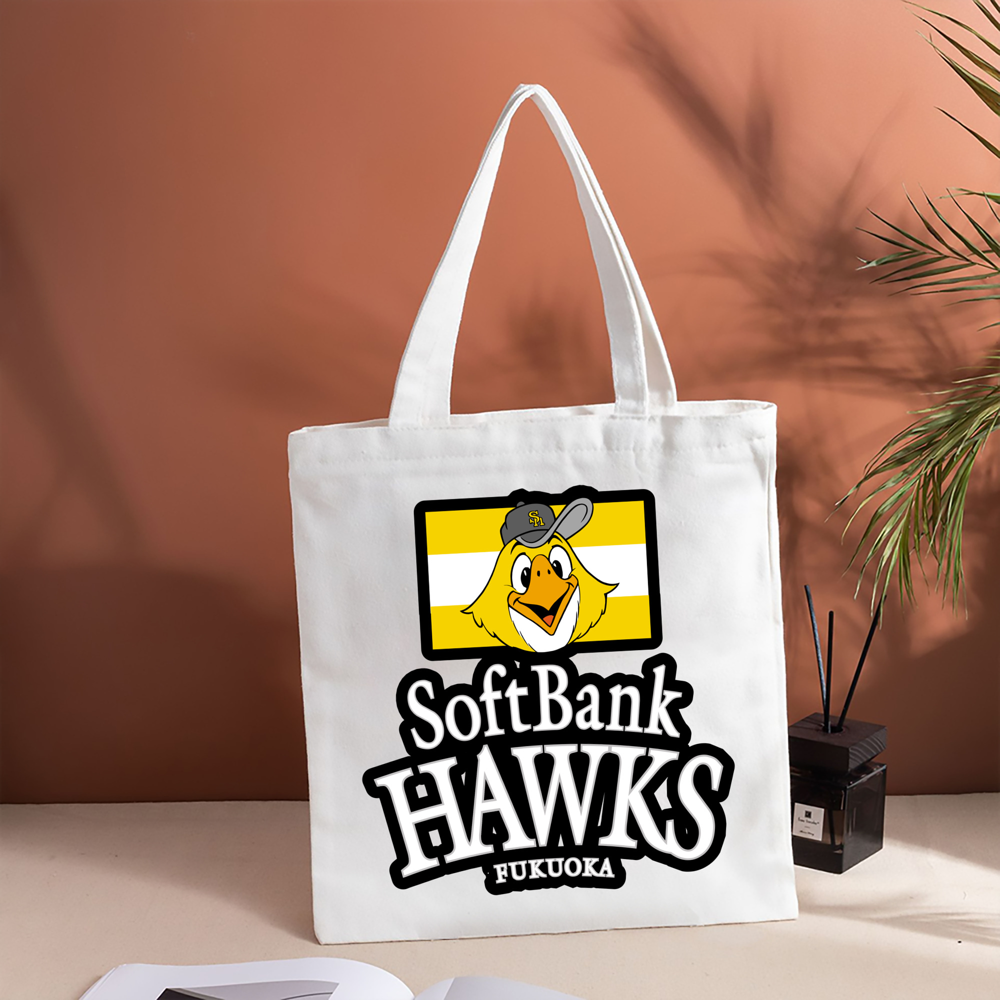 FUKUOKA SOFTBANK HAWKS EMBLEM APPLICATION BORDER LINE Logo