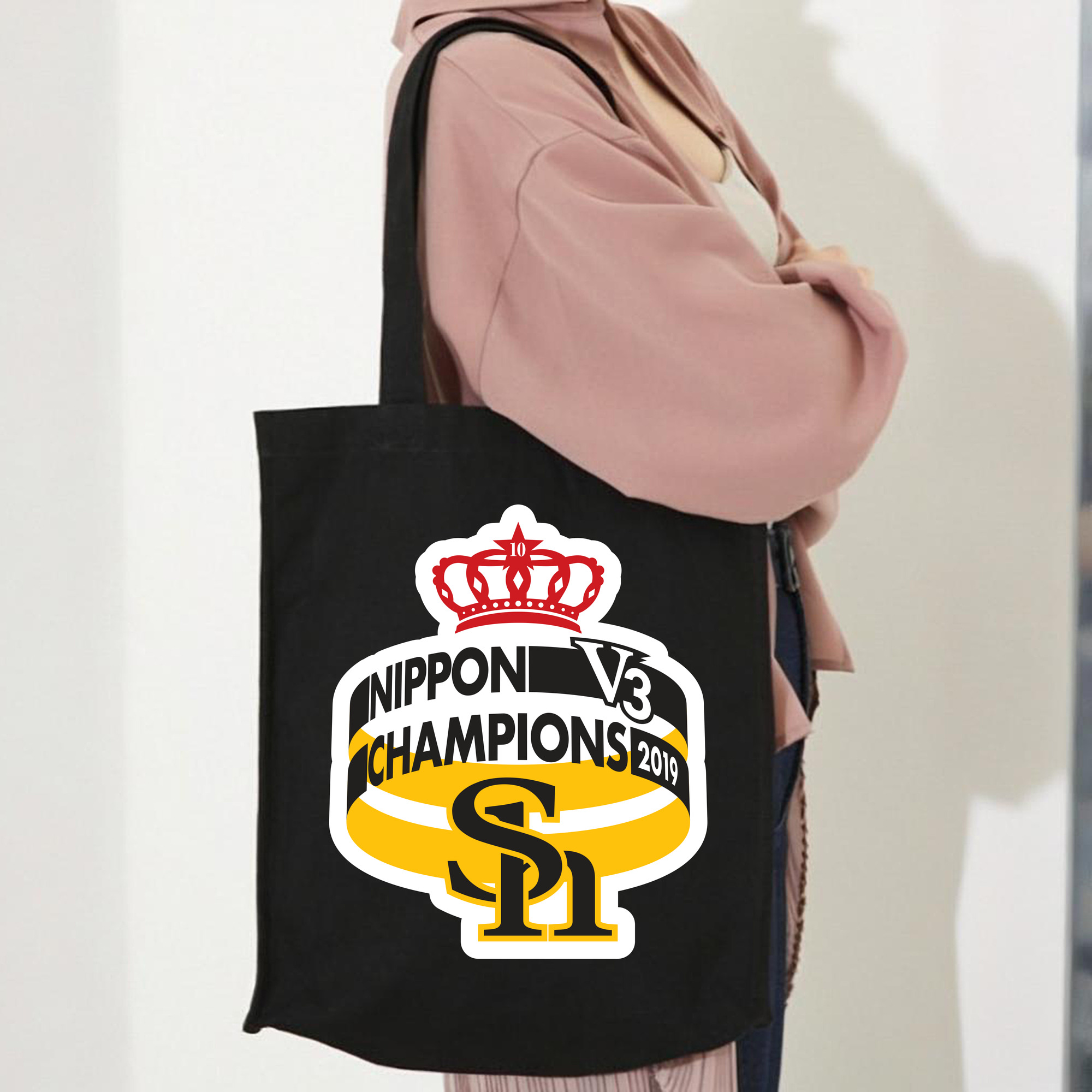 FUKUOKA SOFTBANK HAWKS 2019 NIPPON CHAMPIONS Logo