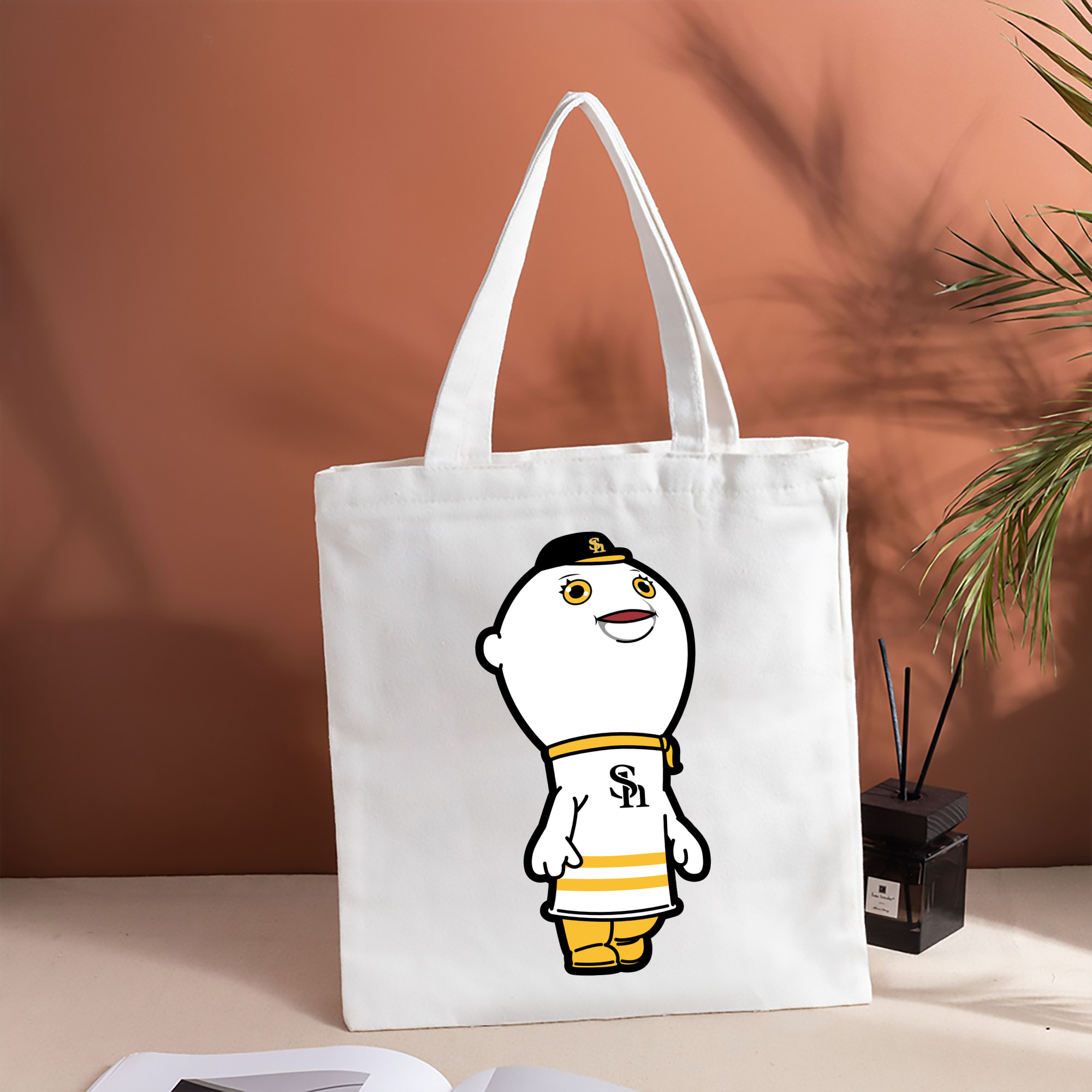 FUKUOKA SOFTBANK HAWKS MASCOT FUSANG APPLICATION ASKEW STAND Logo