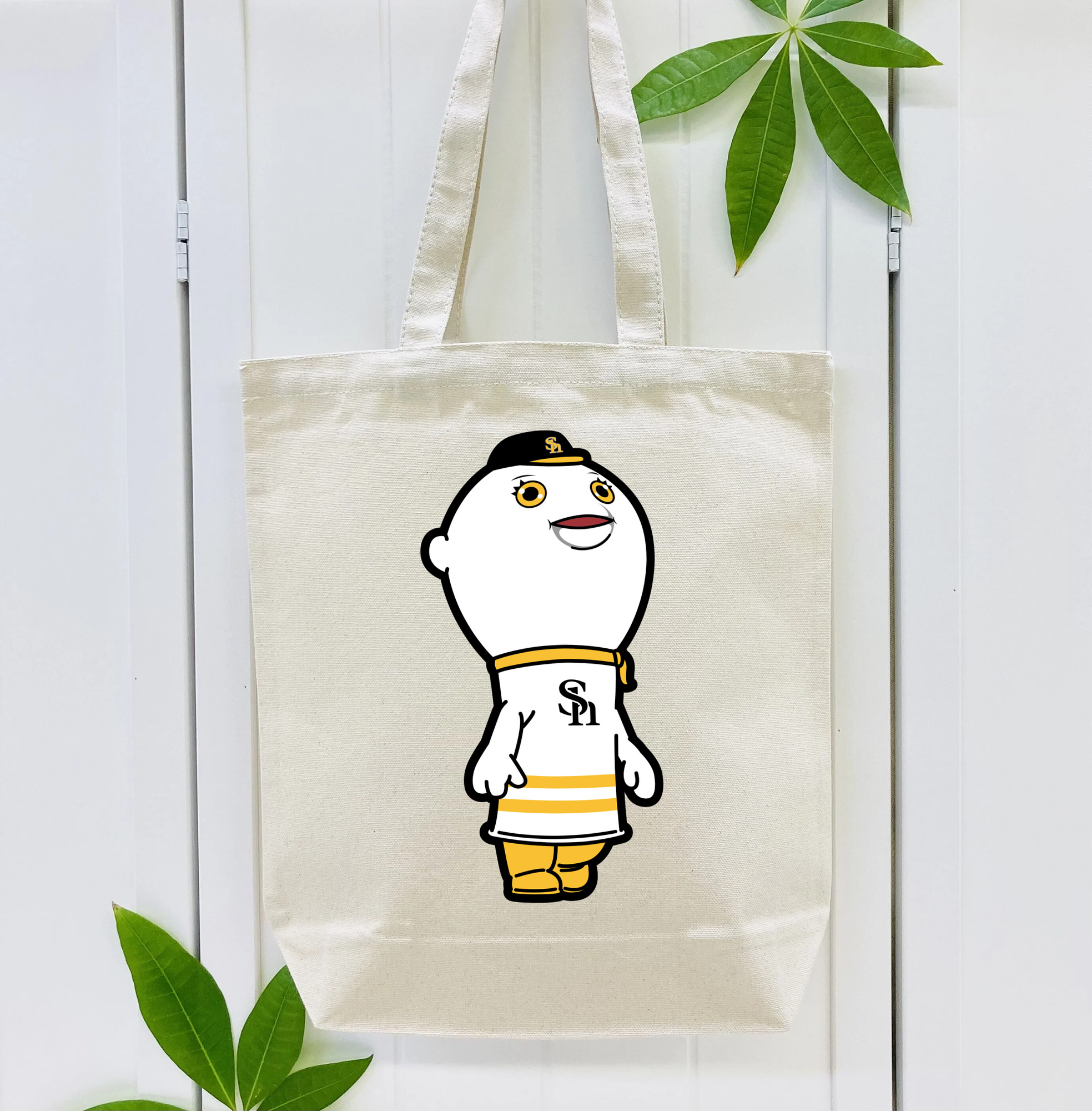 FUKUOKA SOFTBANK HAWKS MASCOT FUSANG APPLICATION ASKEW STAND Logo