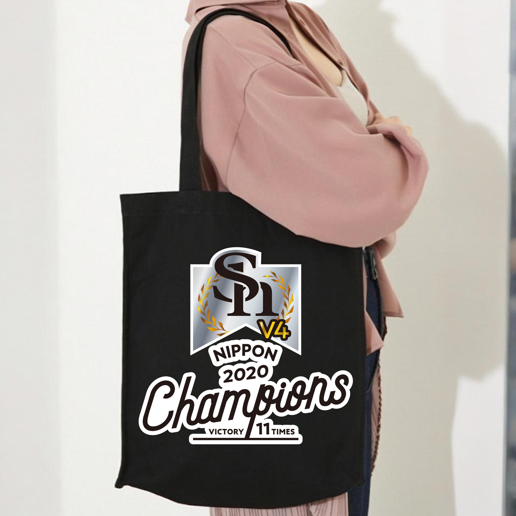 FUKUOKA SOFTBANK HAWKS 2020 NIPPON CHAMPIONS Logo