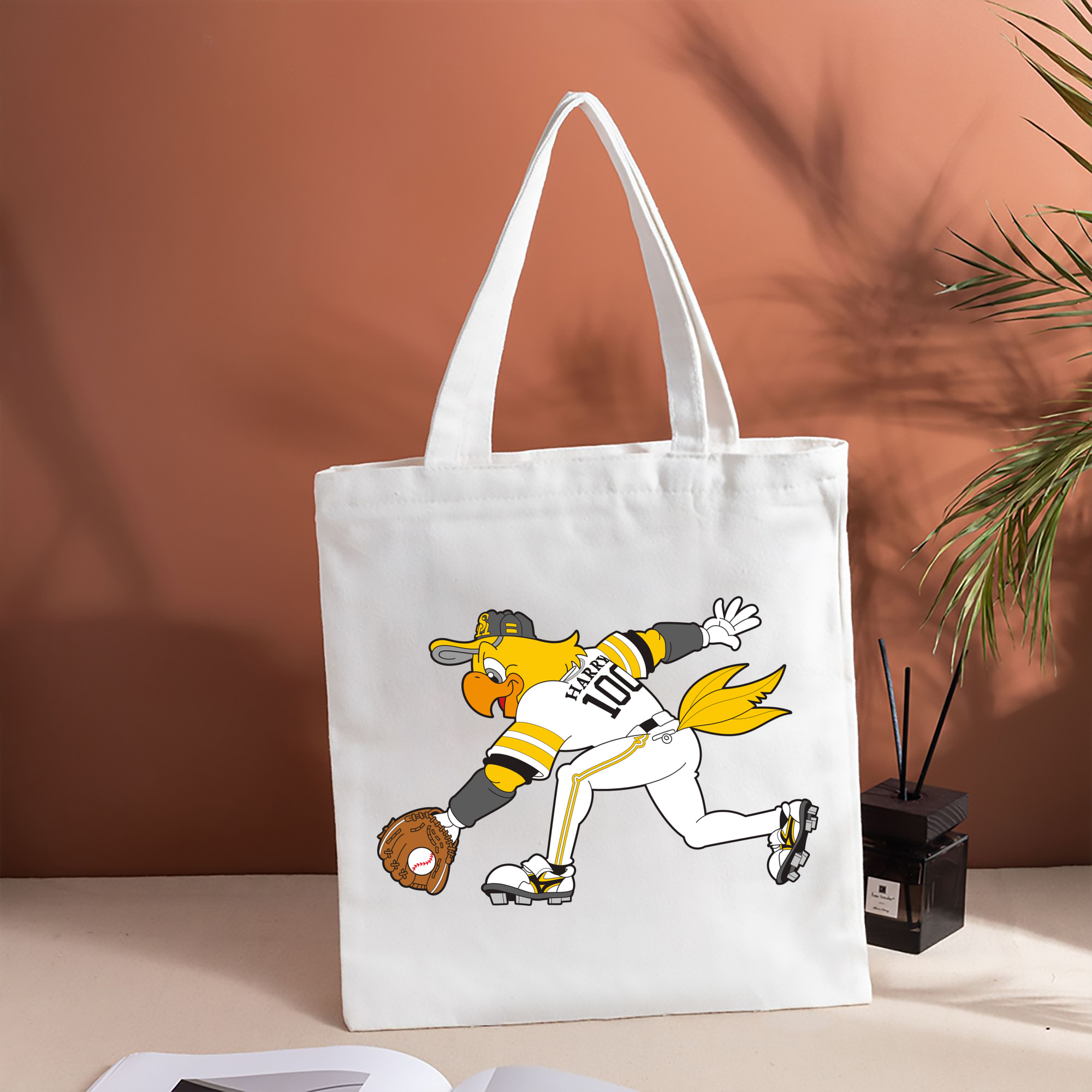 FUKUOKA SOFTBANK HAWKS MASCOT HARRY HAWK DEFENSE APPLICATION Logo