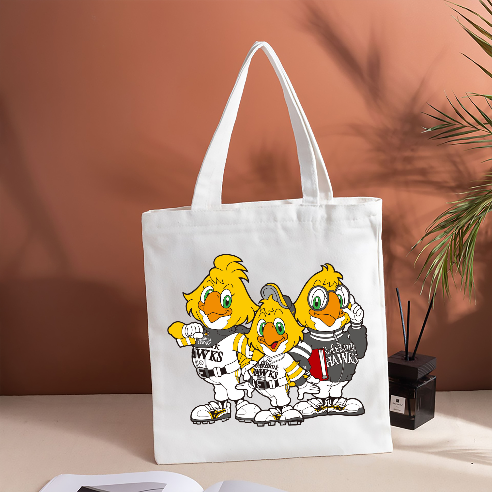 FUKUOKA SOFTBANK HAWKS MASCOT HACK RICK HOCK Logo