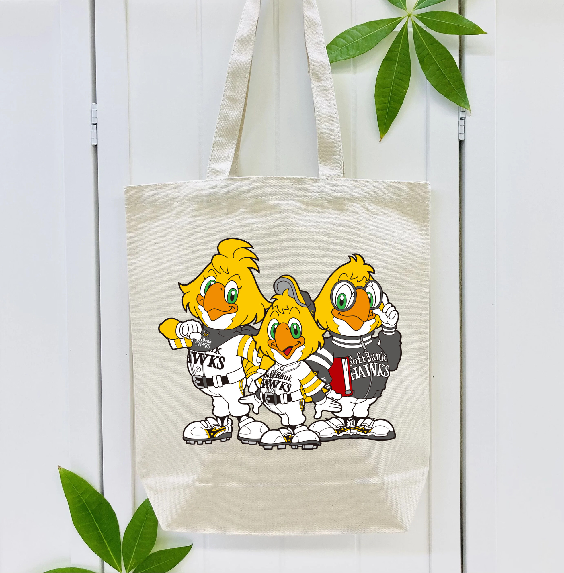 FUKUOKA SOFTBANK HAWKS MASCOT HACK RICK HOCK Logo