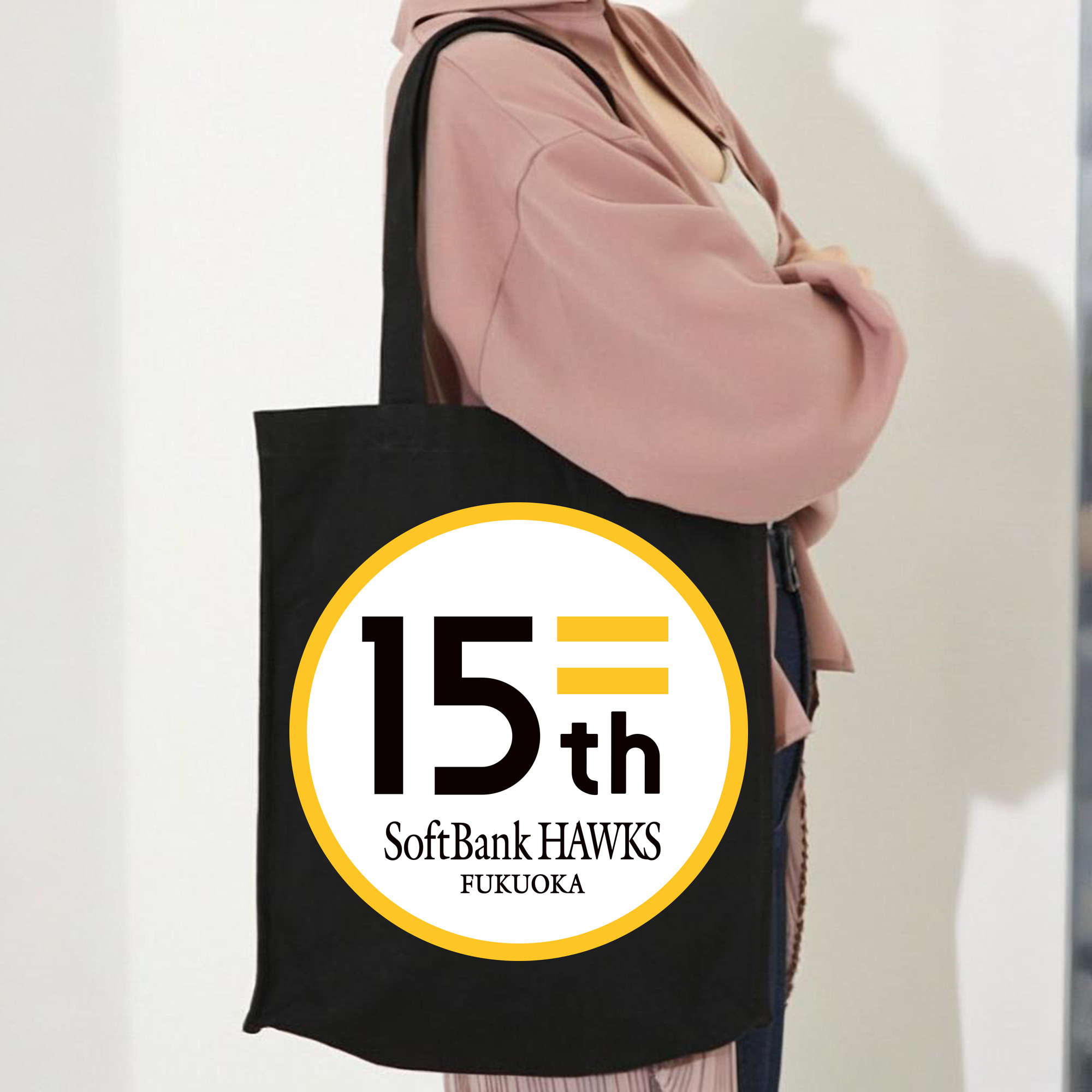 FUKUOKA SOFTBANK HAWKS 15TH ANNIVERSARY Logo
