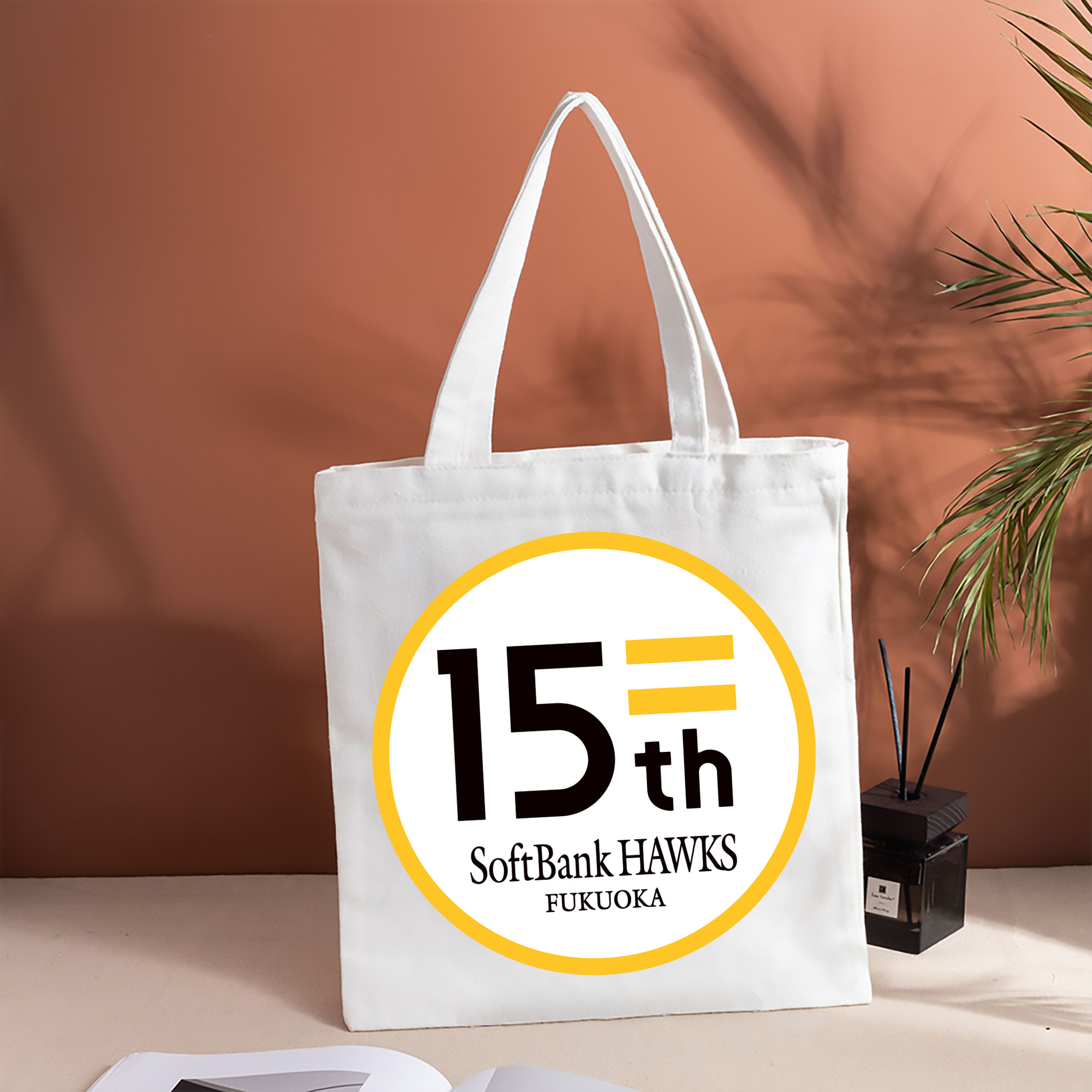 FUKUOKA SOFTBANK HAWKS 15TH ANNIVERSARY Logo
