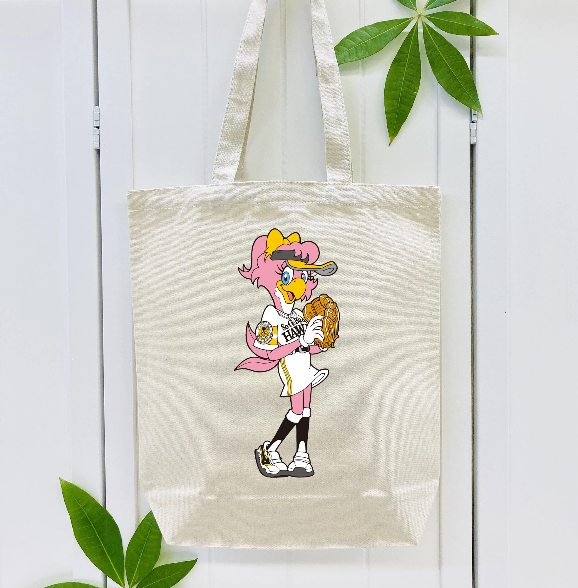 FUKUOKA SOFTBANK HAWKS MASCOT HONEY HAWK APPLICATION Logo