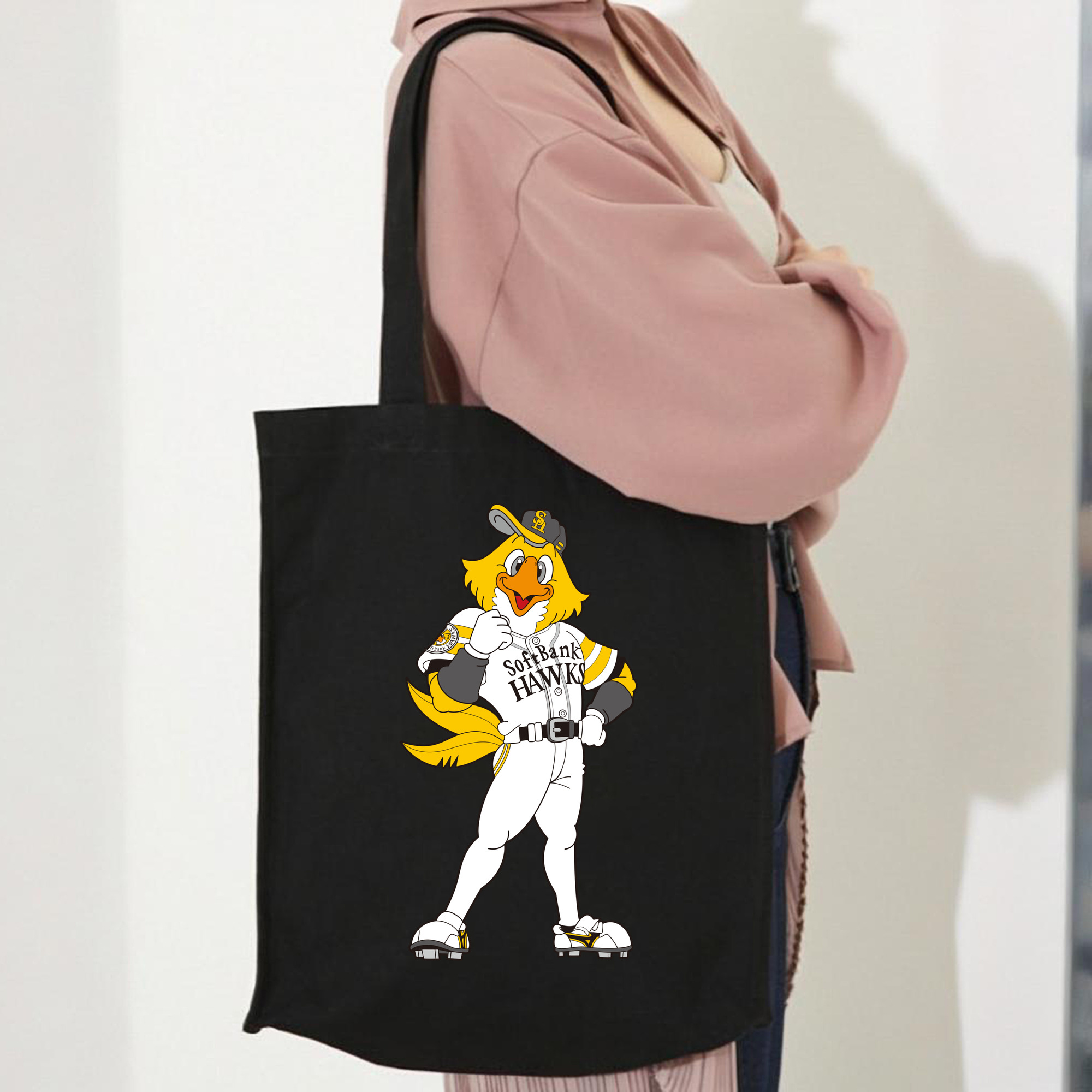 FUKUOKA SOFTBANK HAWKS MASCOT HARRY HAWK APPLICATION Logo 1