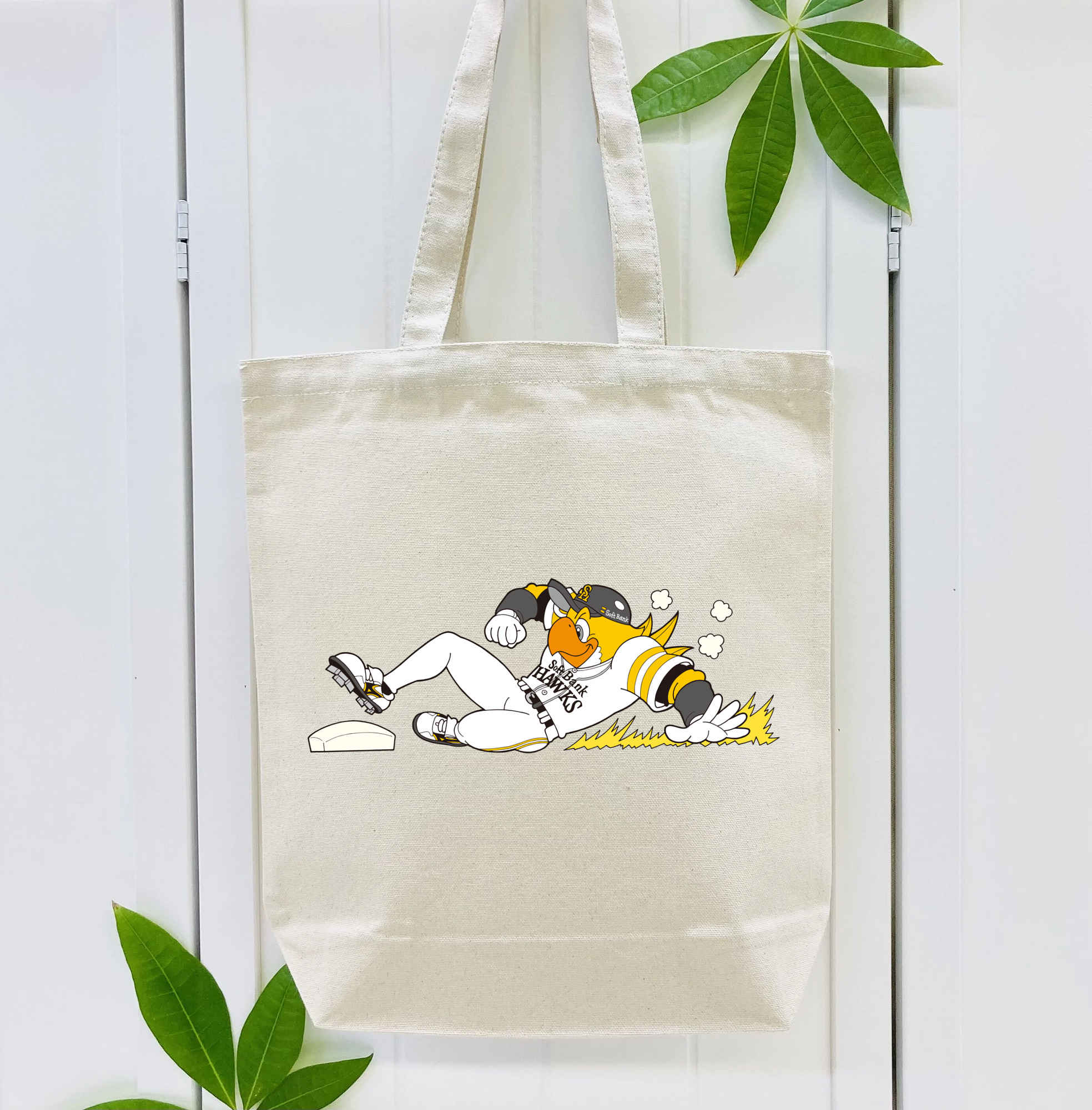 FUKUOKA SOFTBANK HAWKS MASCOT HARRY HAWK SLIDING APPLICATION Logo