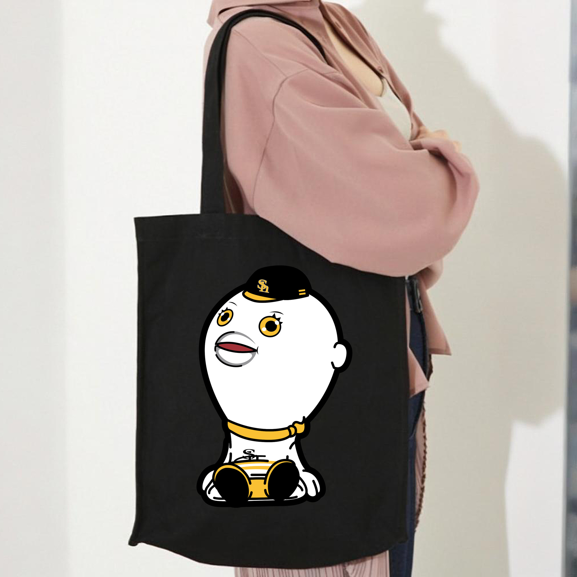 FUKUOKA SOFTBANK HAWKS MASCOT FUSANG APPLICATION SIT DOWN Logo