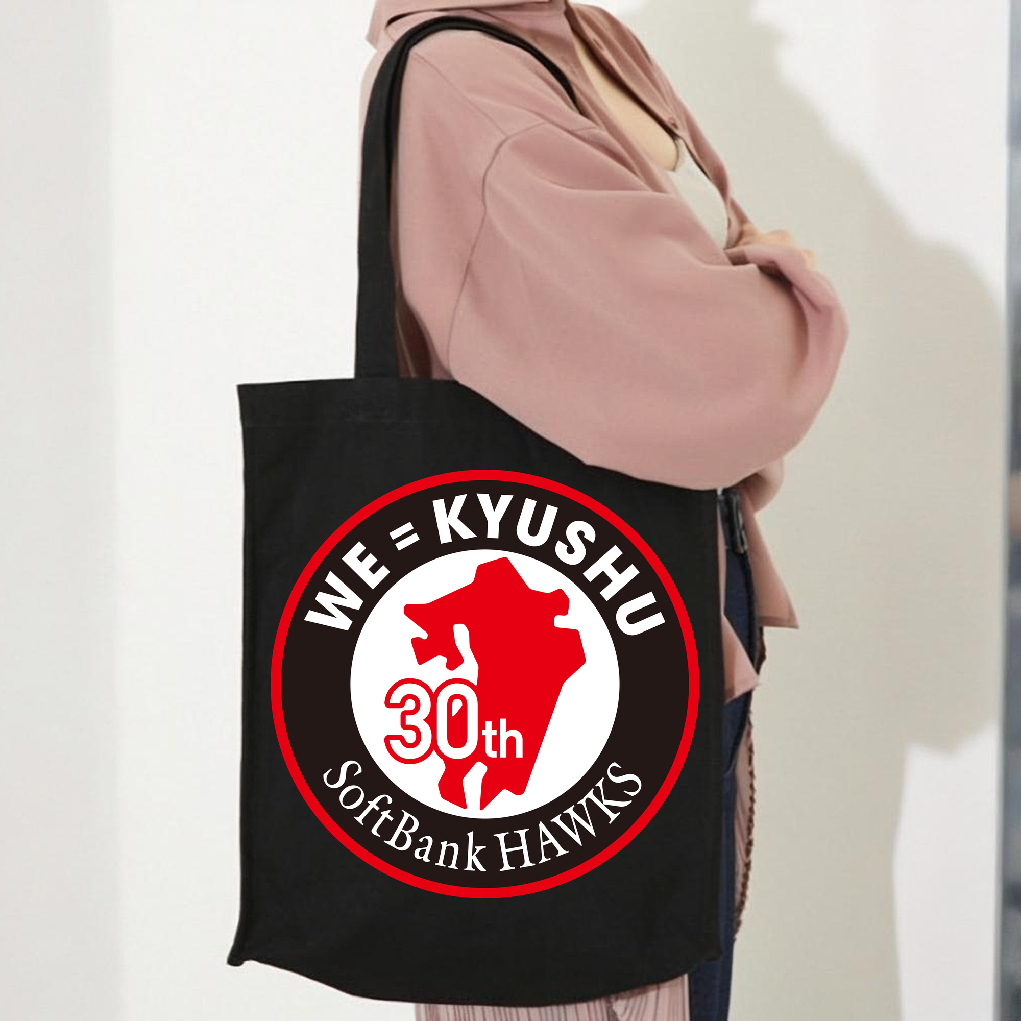 FUKUOKA SOFTBANK HAWKS 30TH WE=KYUSHU ROUND EMBLEM Logo