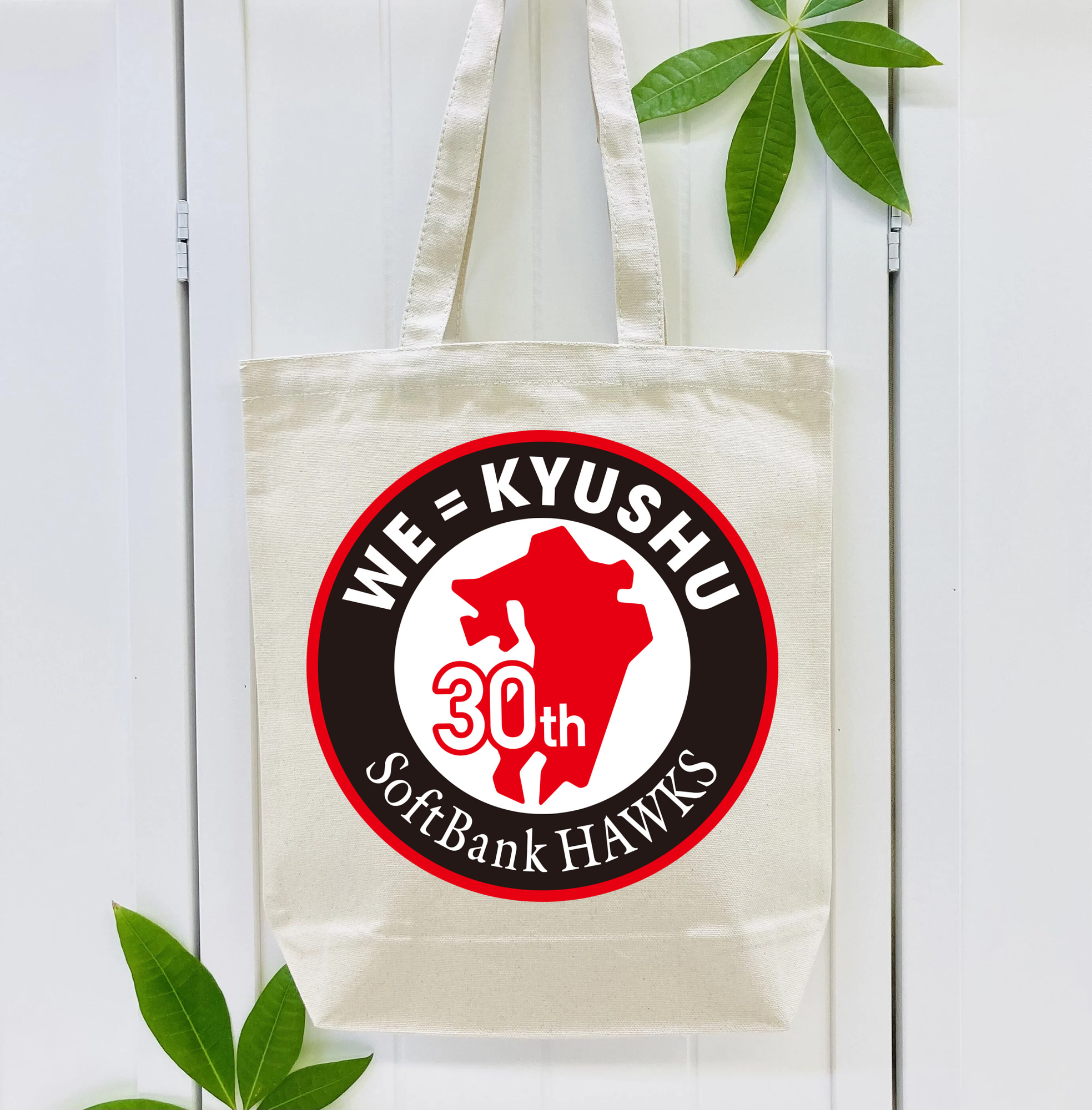 FUKUOKA SOFTBANK HAWKS 30TH WE=KYUSHU ROUND EMBLEM Logo