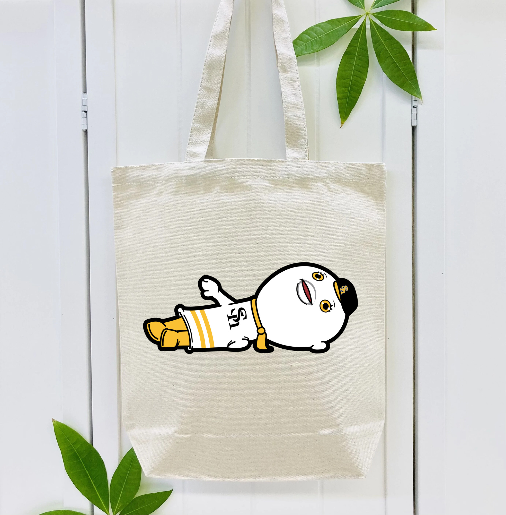 FUKUOKA SOFTBANK HAWKS MASCOT FUSANG APPLICATION LIE DOWN Logo