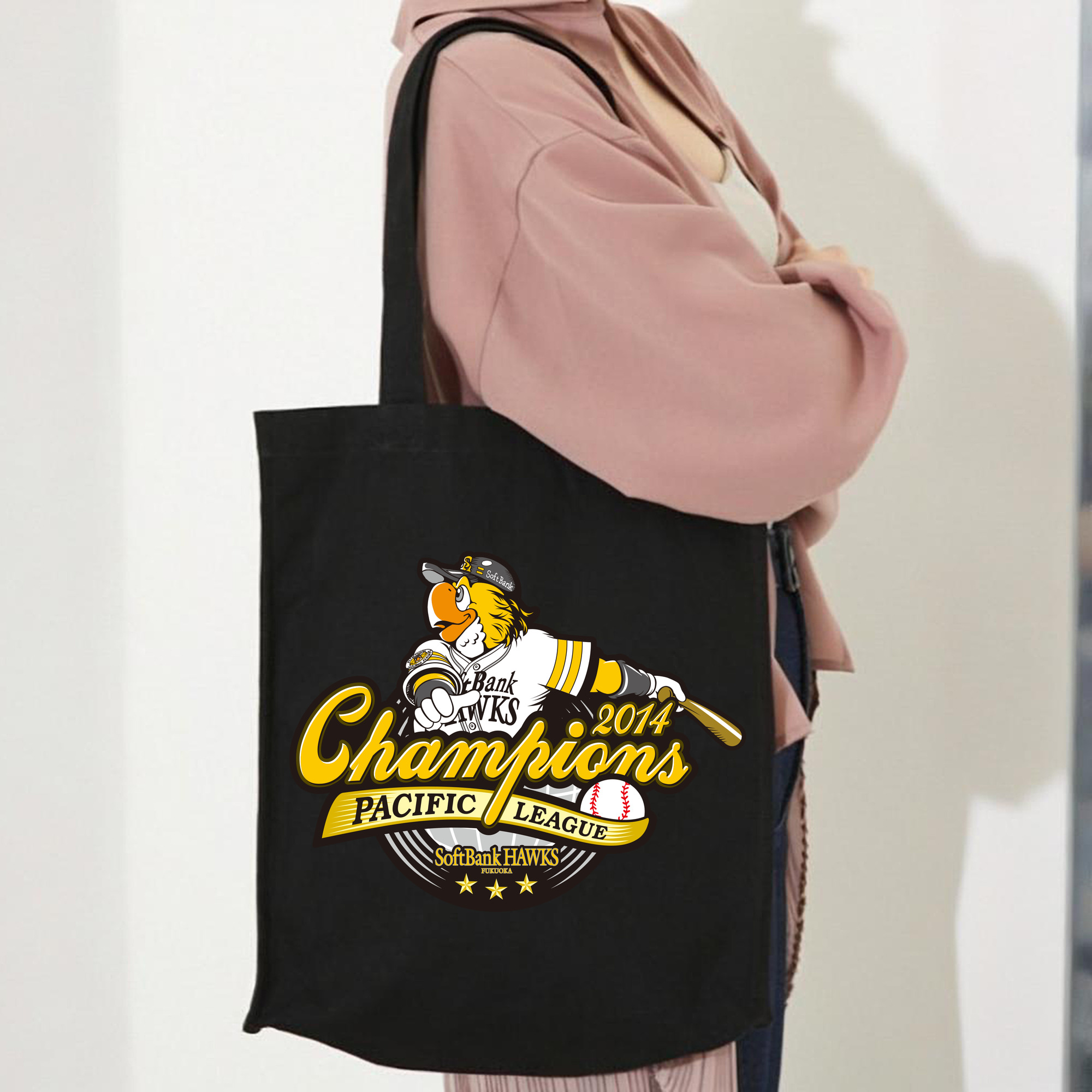 FUKUOKA SOFTBANK HAWKS PACIFIC LEAGUE 2014 CHAMPIONS Logo