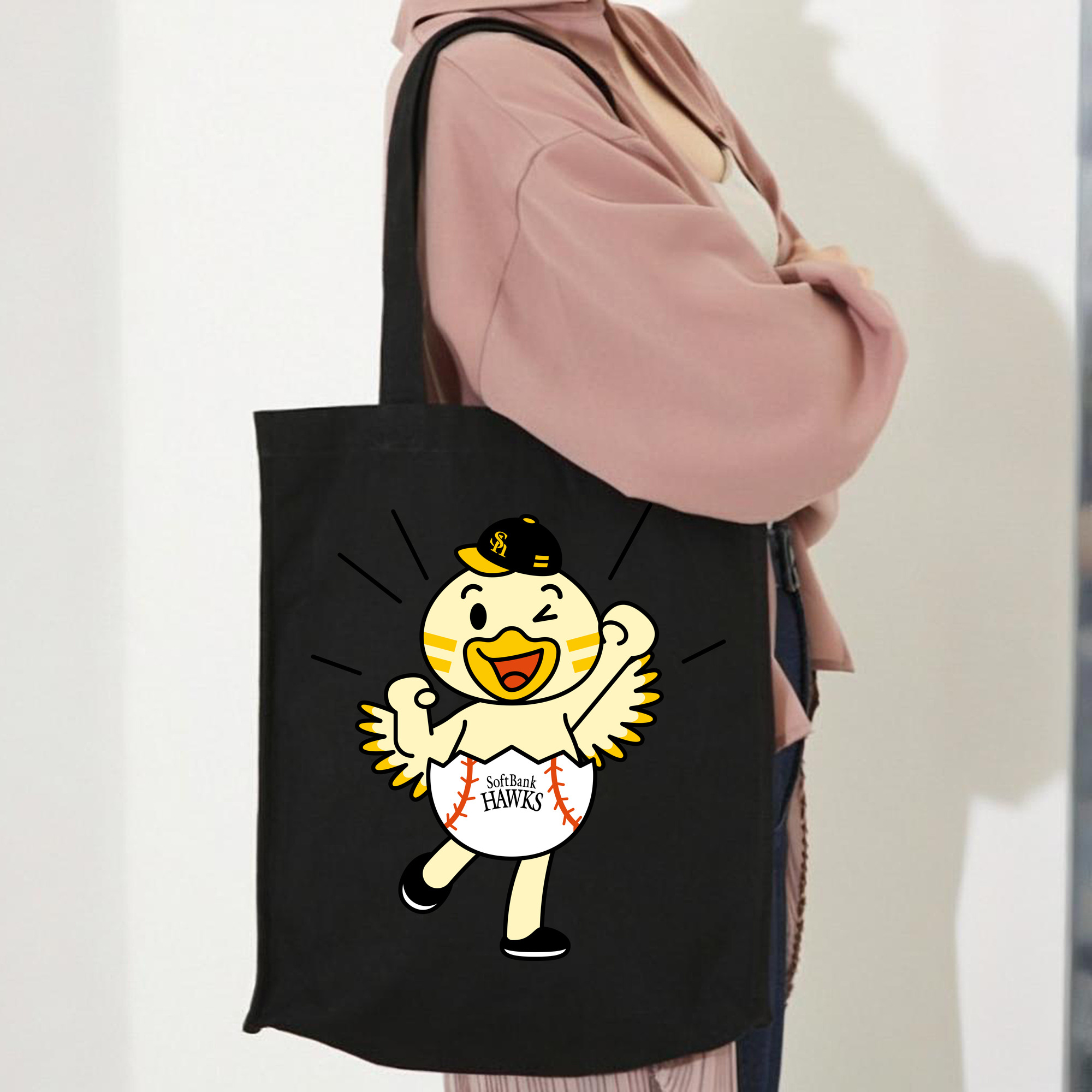 FUKUOKA SOFTBANK HAWKS MASCOT HINAMARU APPLICATION BEST Logo