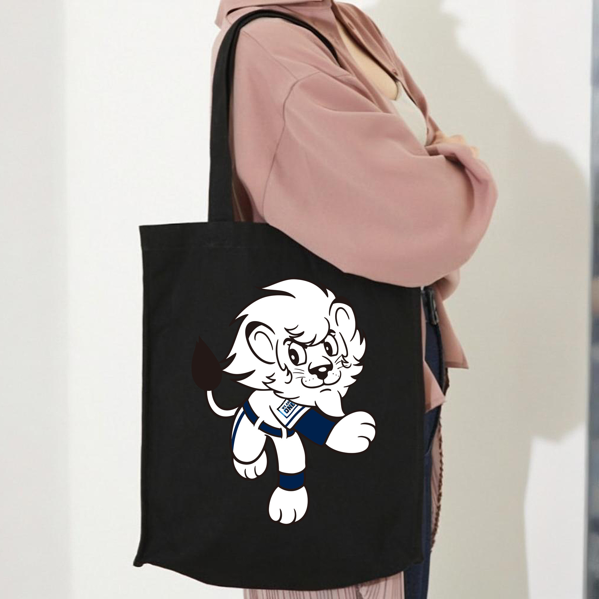 SAITAMA SEIBU LIONS MASCOT LEO APPLICATION PITCHING WE ARE THE ONE Logo