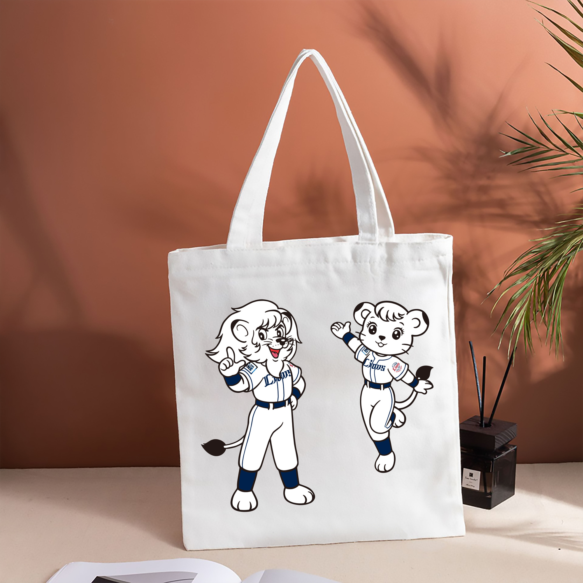 SAITAMA SEIBU LIONS MASCOT LEO LINA 70TH ANNIVERSARY Logo