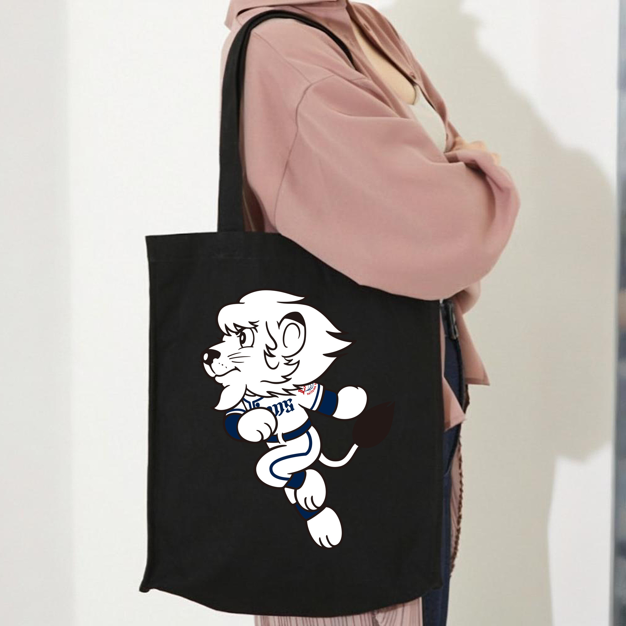 SAITAMA SEIBU LIONS MASCOT LEO APPLICATION RUNNING WE ARE THE ONE Logo