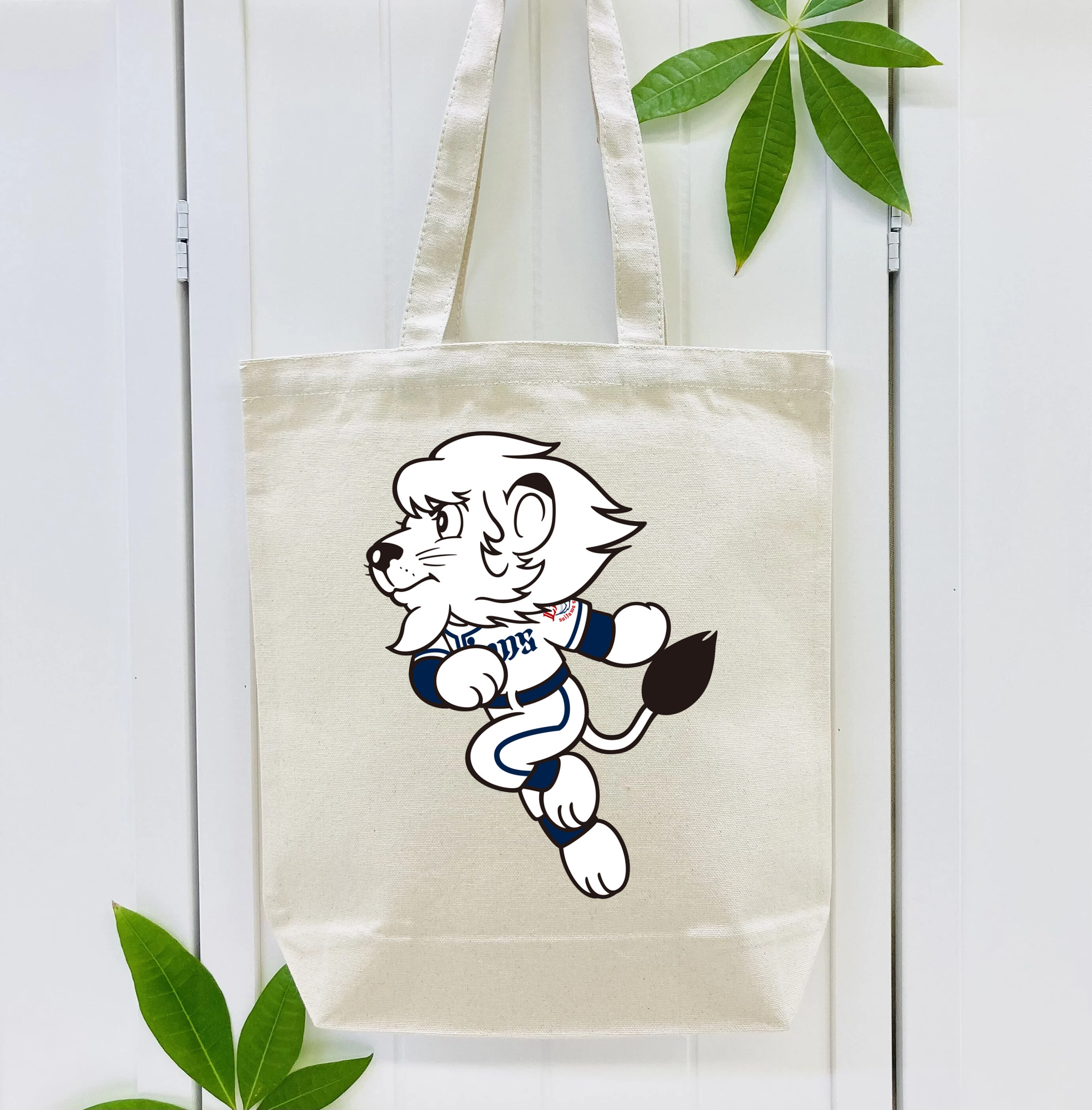 SAITAMA SEIBU LIONS MASCOT LEO APPLICATION RUNNING WE ARE THE ONE Logo