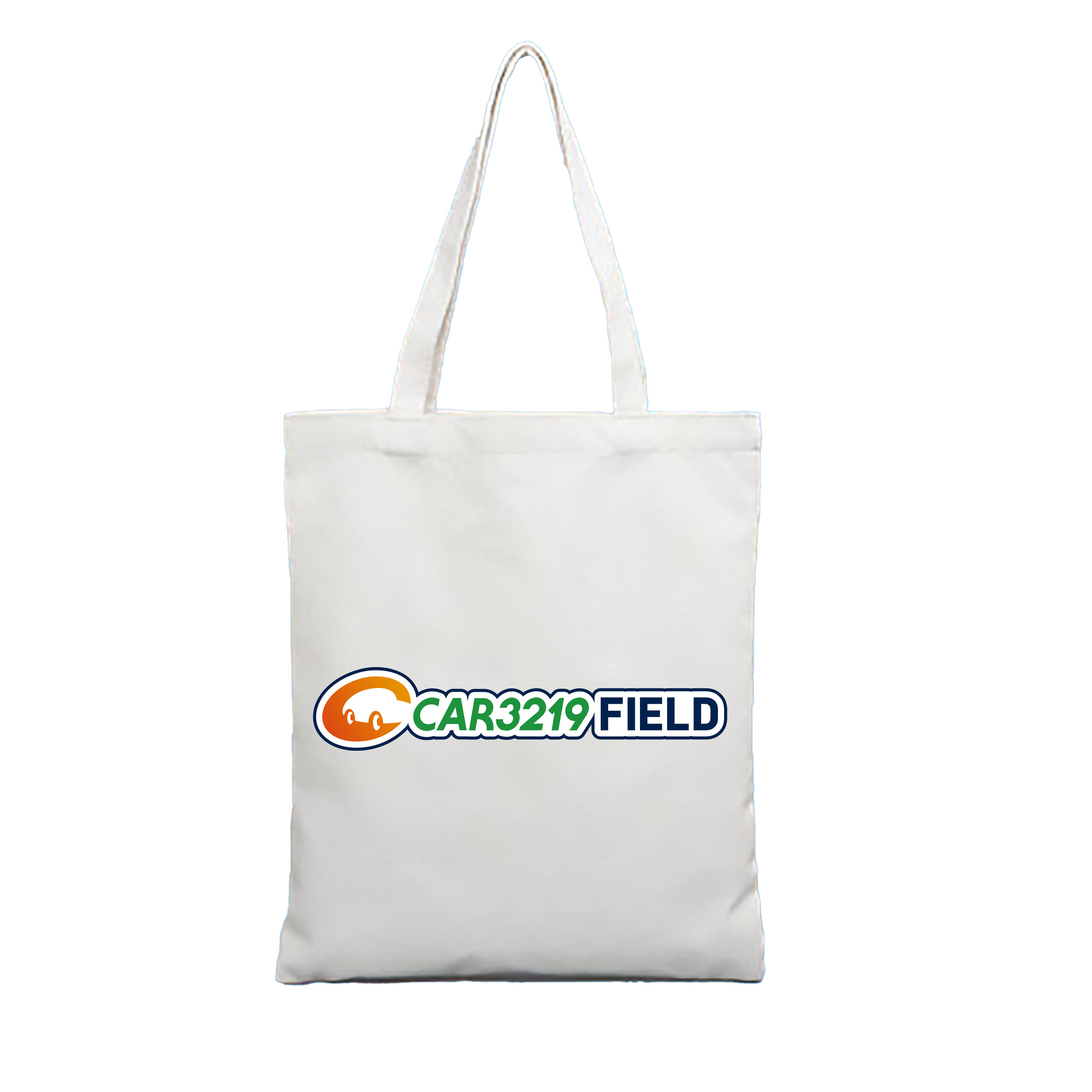 CAR3219 FIELD EMBLEM APPLICATION OUTLINE Logo - 縦型キャンバス手提げバッグ（トートバッグ） ・ キャンバス素材 ・ ショッピング用 ・ 軽量 丈夫 お手入れ簡単