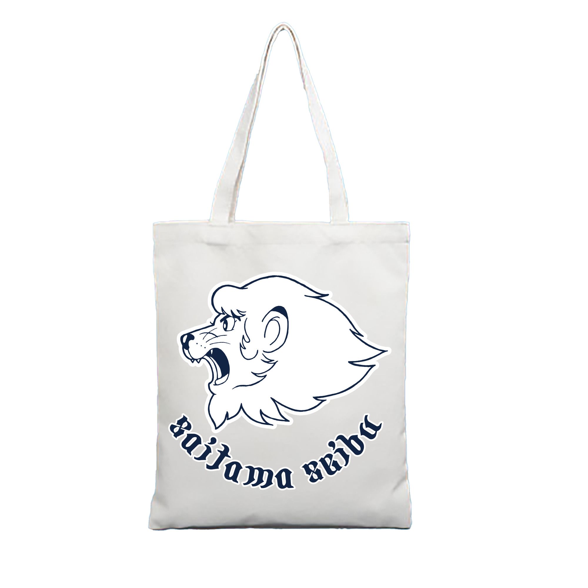 SAITAMA SEIBU LIONS SAITAMA SEIBU LEO 2023 APPLICATION BACKGROUND Logo - 縦型キャンバス手提げバッグ（トートバッグ） ・ キャンバス素材 ・ ショッピング用 ・ 軽量 丈夫 お手入れ簡単