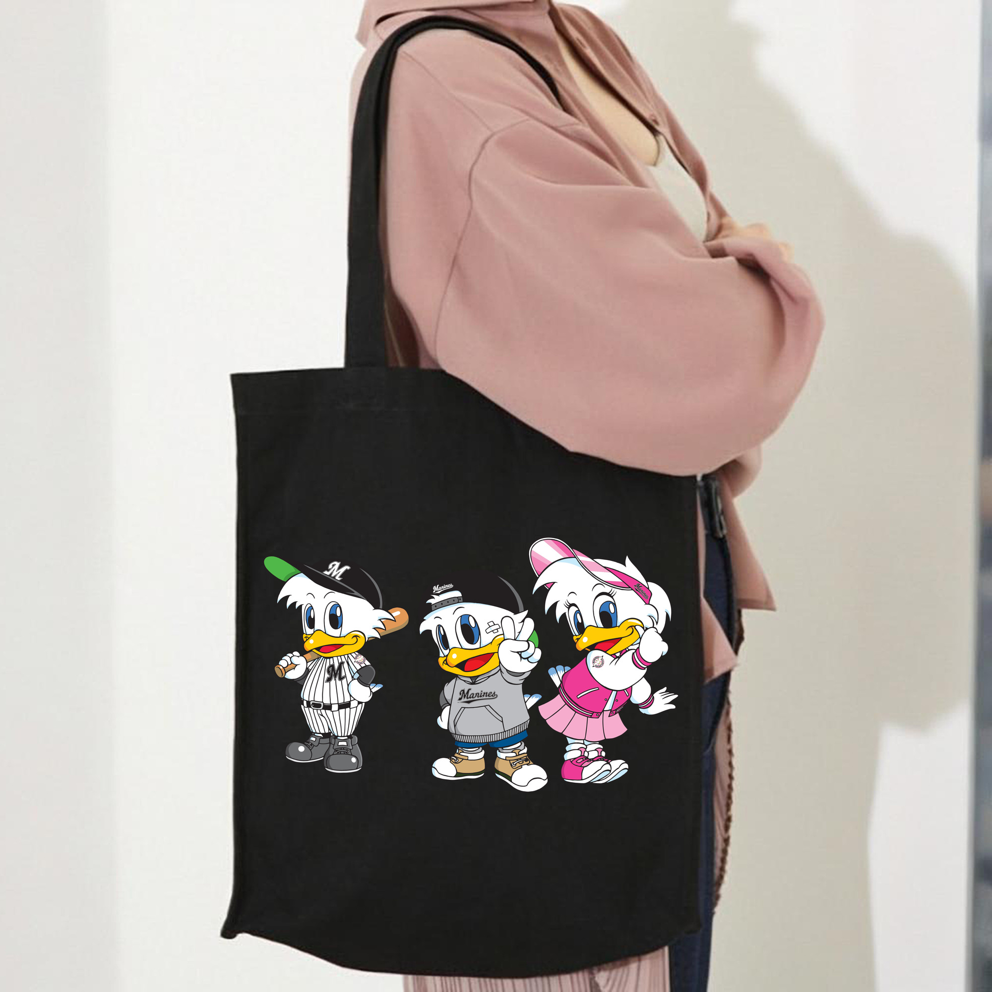 CHIBA LOTTE MARINES MAR-KUN RINE-CHAN ZU-CHAN MASCOT Logo