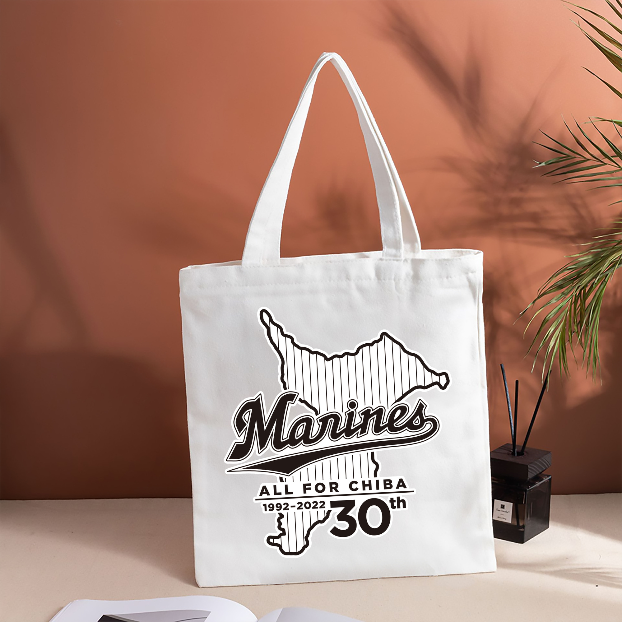 CHIBA LOTTE MARINES ALL FOR CHIBA 1992 2022 30TH ANNIVERSARY Logo