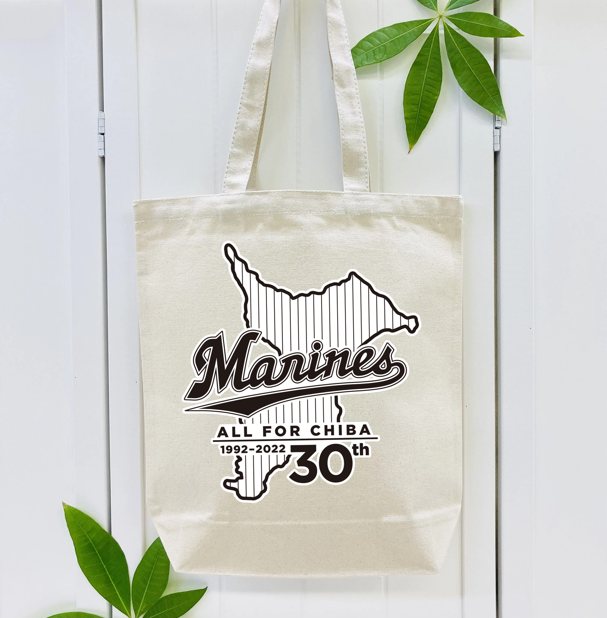 CHIBA LOTTE MARINES ALL FOR CHIBA 1992 2022 30TH ANNIVERSARY Logo